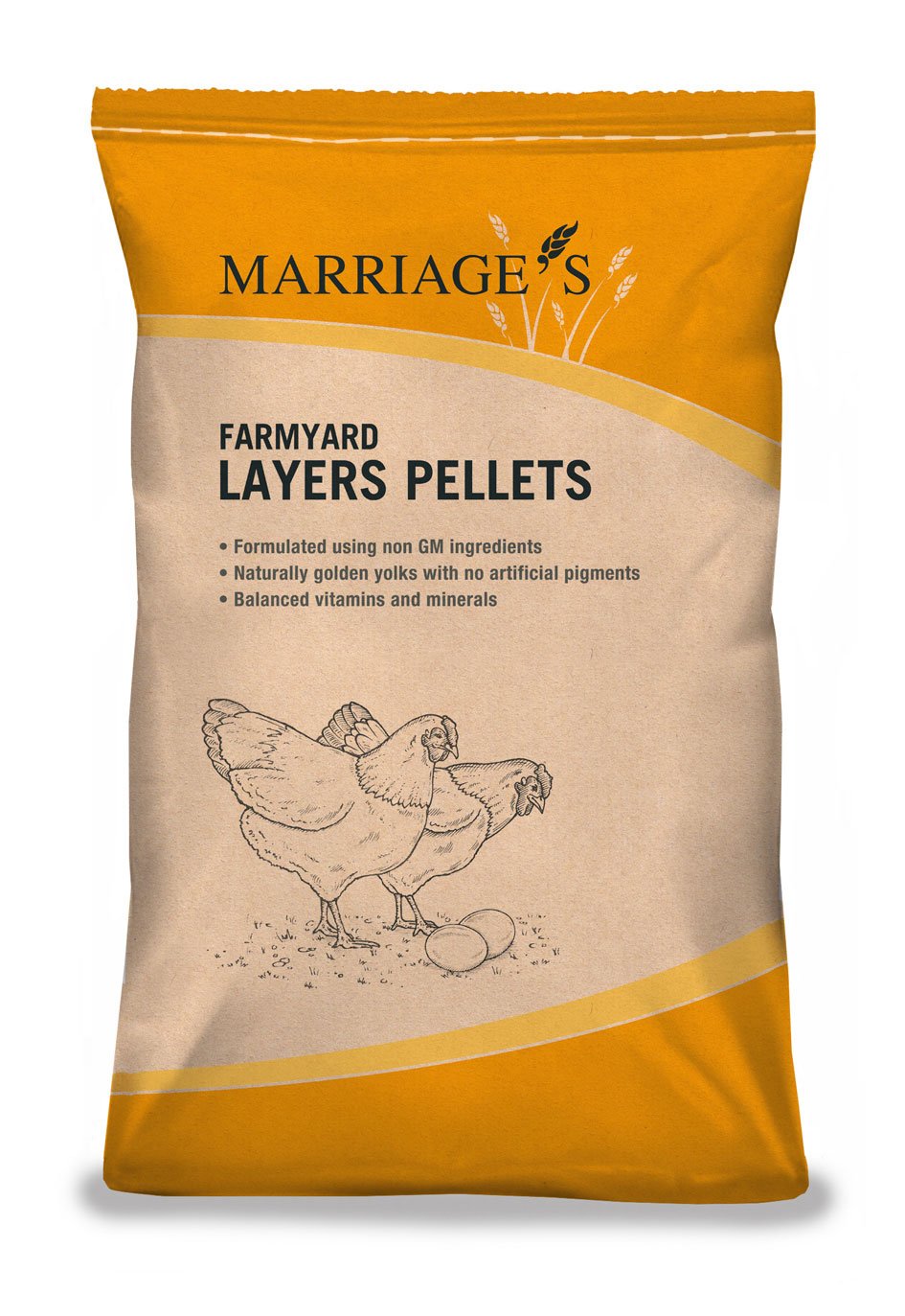 Marriage's Farmyard Layers Pellets 20Kg - Non Gm Medium