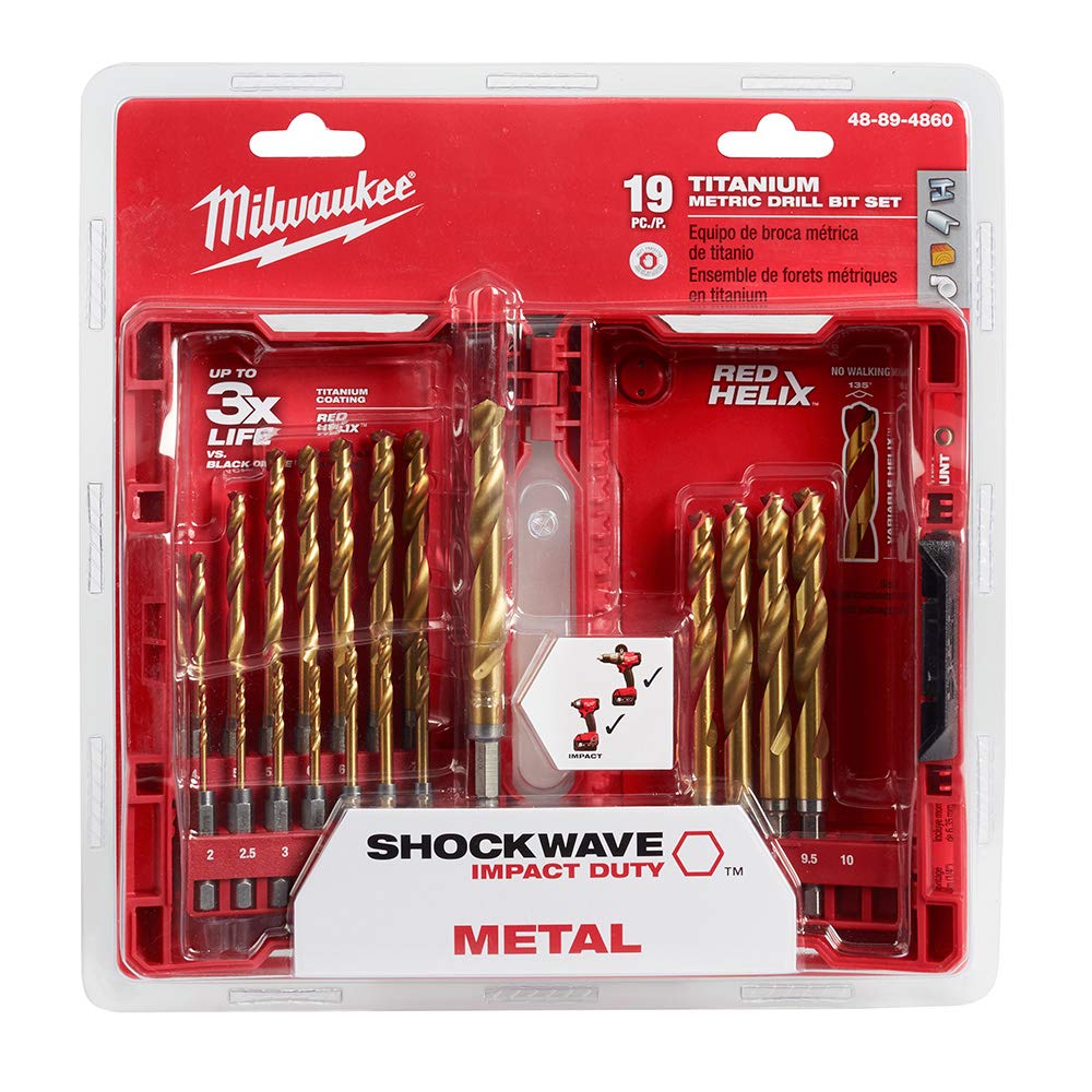 MILWAUKEE 19-Piece Metric Titanium 