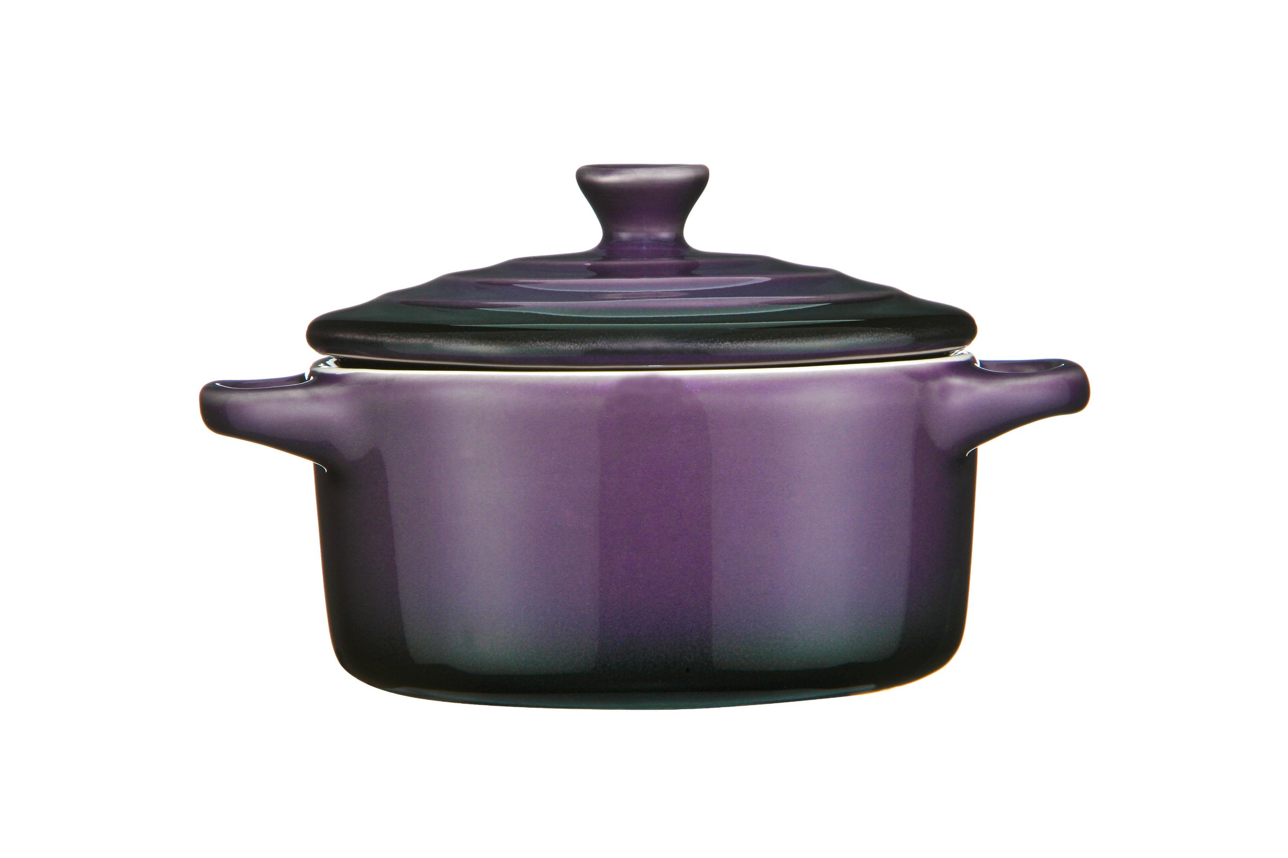 Premier Housewares OvenLove Casserole Dish with Lid - 10 cm, Purple