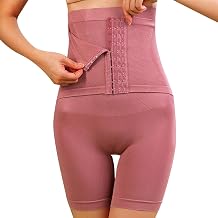 Shapewear for Women Seamless Body Shaper Waist Bodysuit High Waist Belly Retraction Women Shapeware Double Tummy Control ShapewearDark Pink,Large