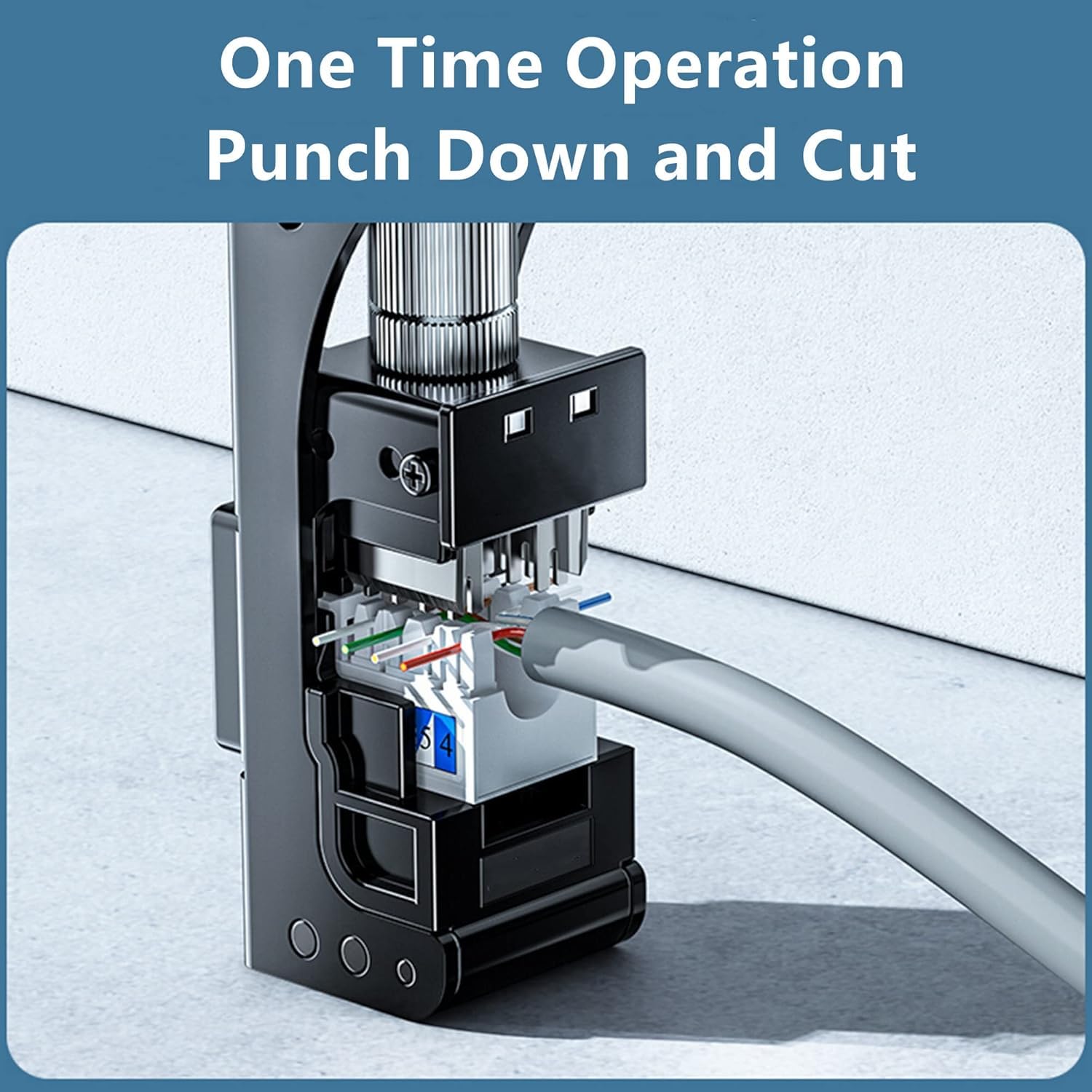 Outils Keystone Pour Terminaison De Vitesse CoudéE, Pince à Sertir Rj45 Outil De PoinçOnnage Keystone Jack 90°/180 °, Outil De Terminaison De Vitesse Coudé Pour Modules RéSeau Cat5 Cat6