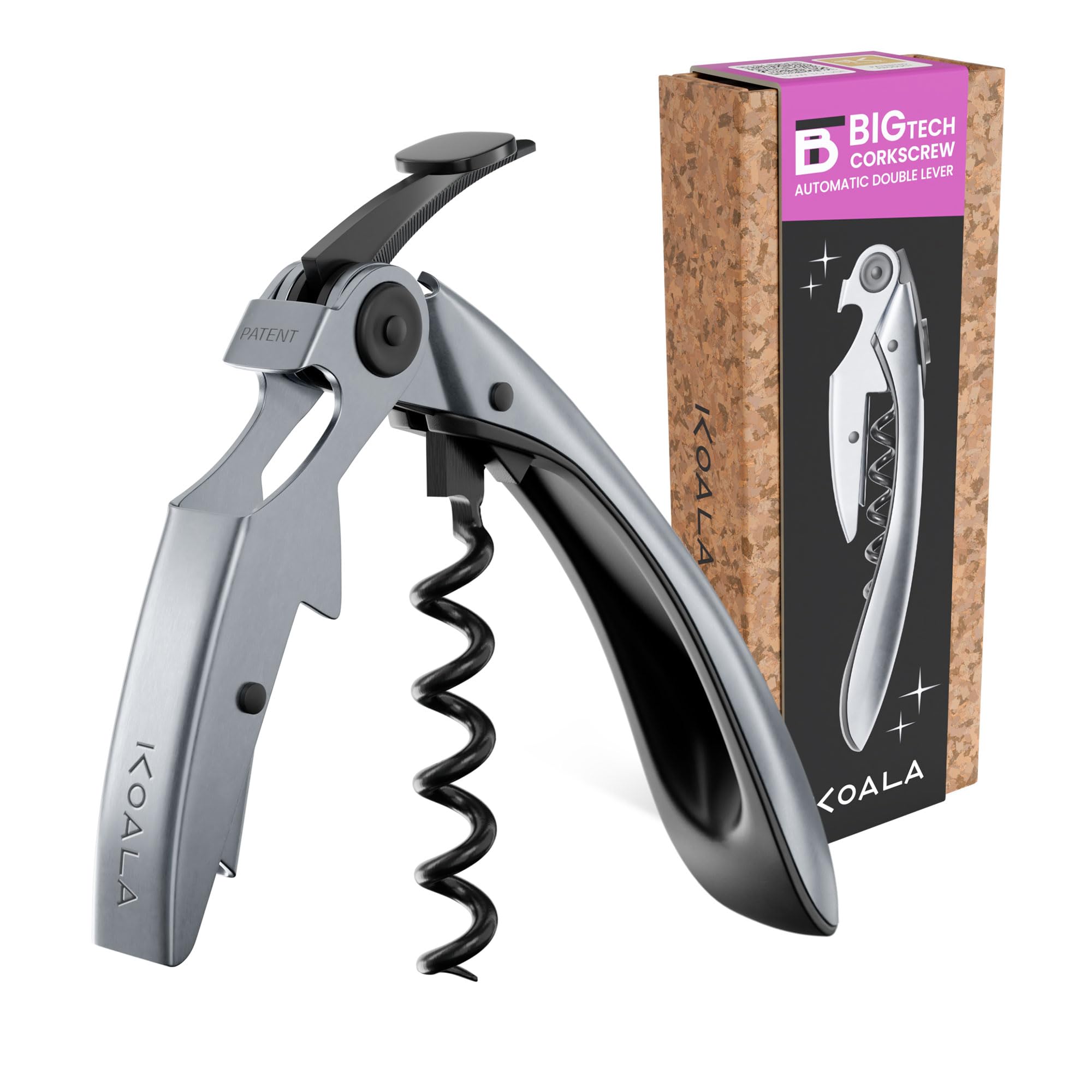 Tire-bouchon professionnel Koala Big Tech : ouvrez vos bouteilles sans casser le bouchon