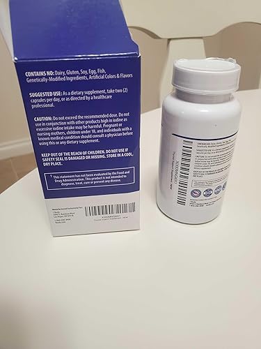 Miniatura 8 de 1 Body Suplemento de apoyo para la tiroides, suministro para 90 días, paquete de 3 con B12, yodo, zinc, selenio, ashwagandha, fórmula vegetariana