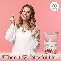 Vista 5 de Wel-B Fruta liofilizada, fresas frescas con yogur liofilizado a chips crujientes, aperitivo saludable para niños y adultos con sabor natural