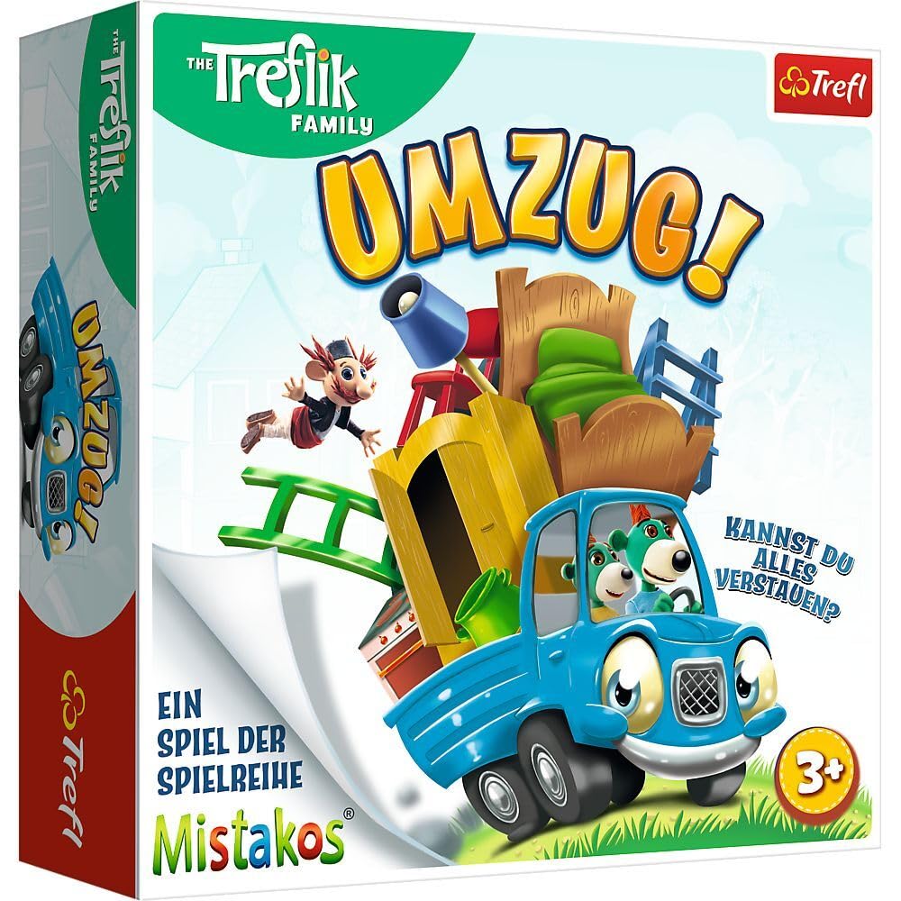 Trefl 02190 Game3 Car Game Moving, Moving!, 260 x 260 x 80 Millimeter