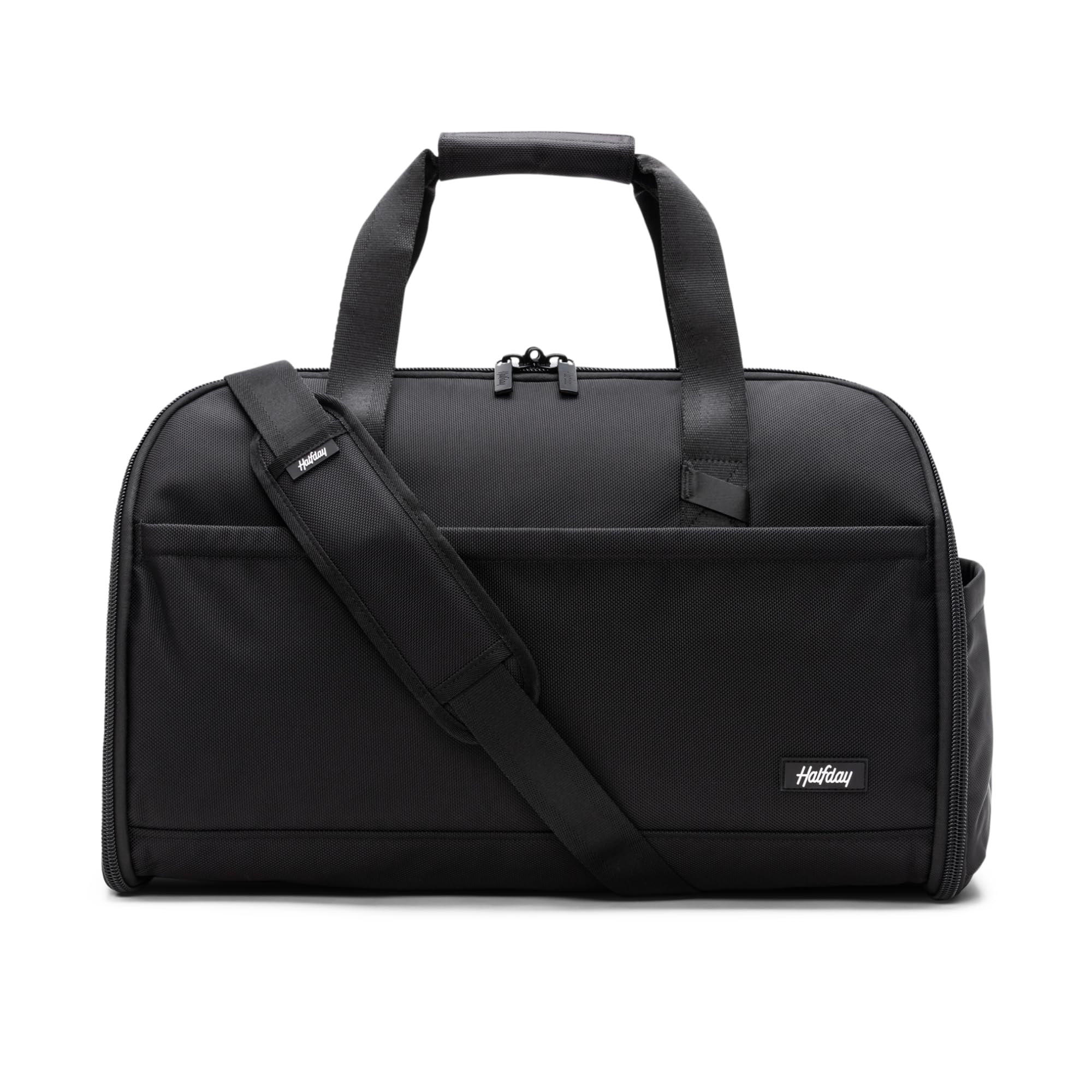 halfday convertible garment duffel bag with hanging compartment shoe pockets