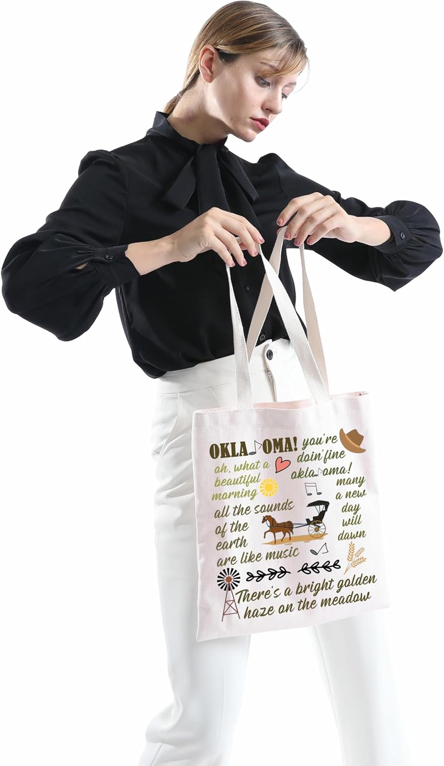 MINIGIU Musical Inspired Gift Musical Fan Gift Musical Tote Bag image 4