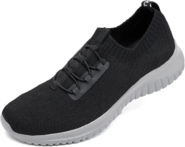konhill Women's Comfortable Walking Shoes - Tennis Athletic Casual Slip on Sneakers