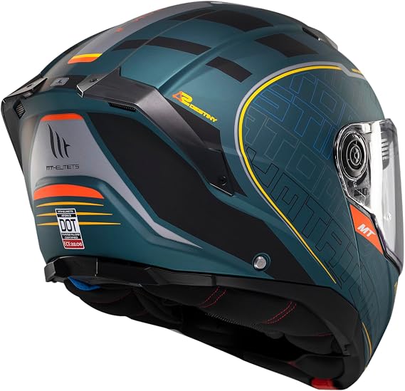 Casco Mt Atom 2 Sv Destiny /Amarillo Mate S