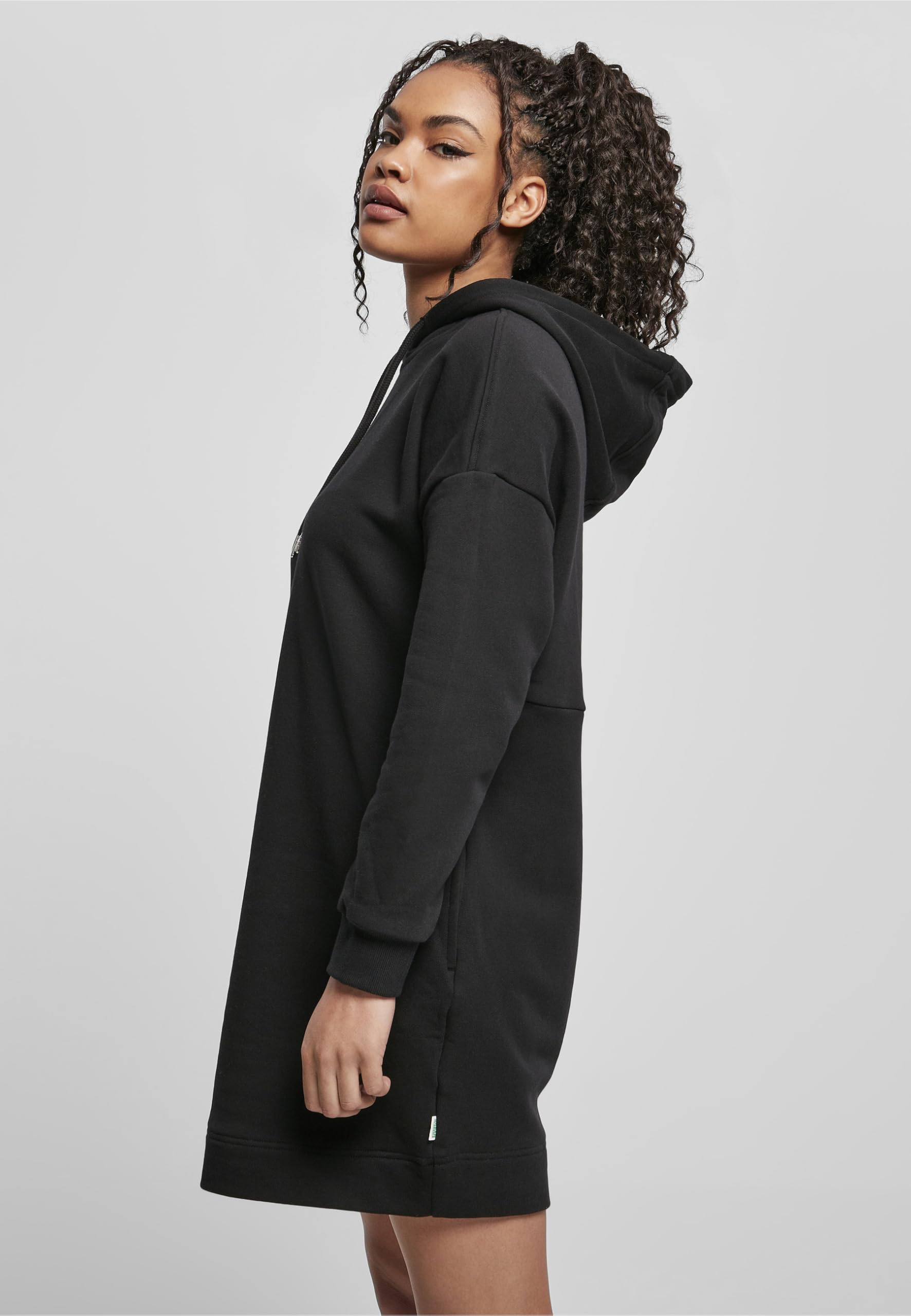 Urban Classics Damska sukienka z bawełny organicznej Oversized Terry Hoody Dress, sukienka z kapturem dla kobiet, dostępna w 2 kolorach, rozmiary XS - 5XL