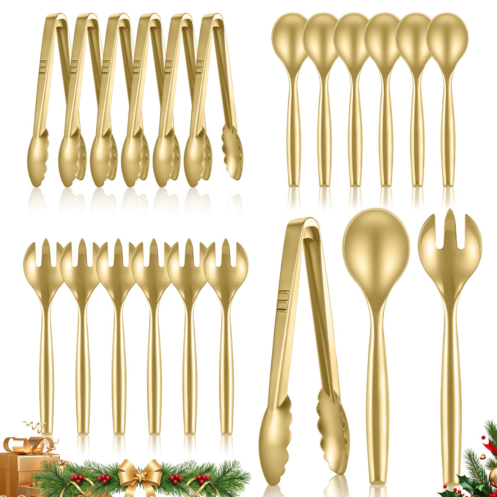 Plastic Serving Utensil Set - 18 Piece Buffet Set -10 Plastic Serving Utensil Set - 18 Piece Buffet Set -10