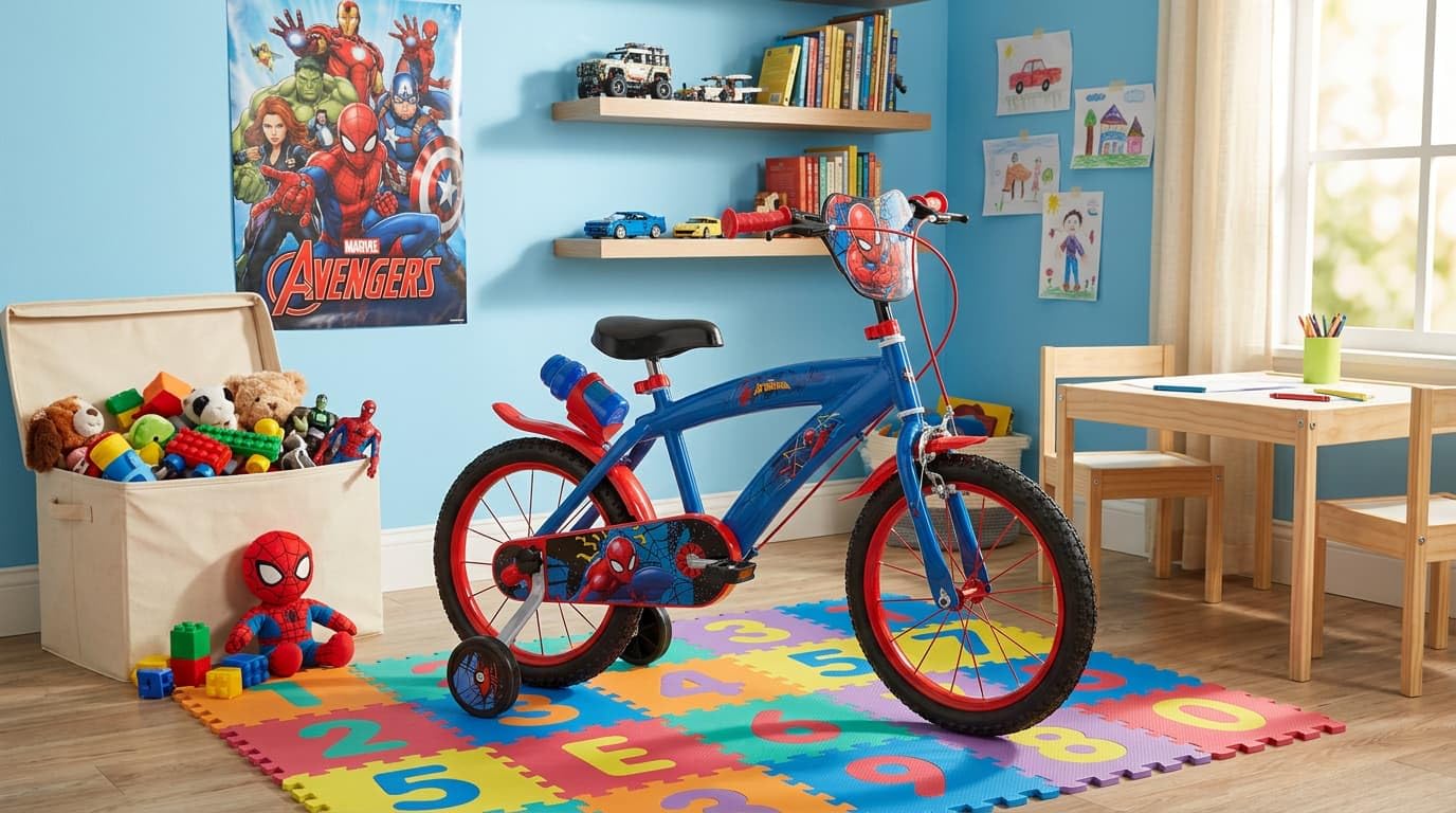 TOIMSA Bicicleta 16" Spiderman Huffy 5/8 Años