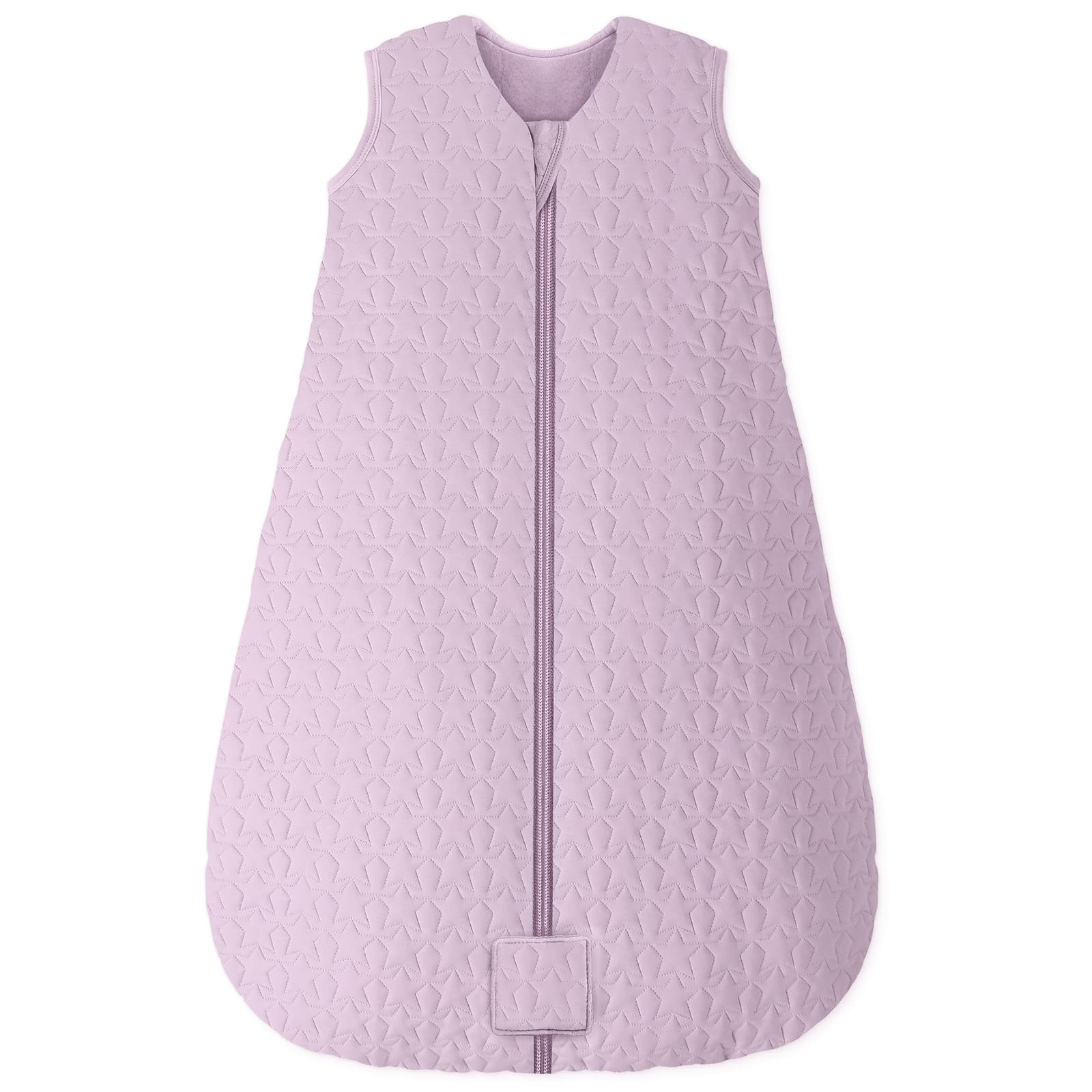 Unnivoll Schlafsack Baby Winter 2.5 Tog Baby Schlafsack 6-12 Monate Baumwolle Babyschlafsack Neugeborene Winterschlafsack Baby Warm und Weich 78 cm für Jungen Mädchen Lila