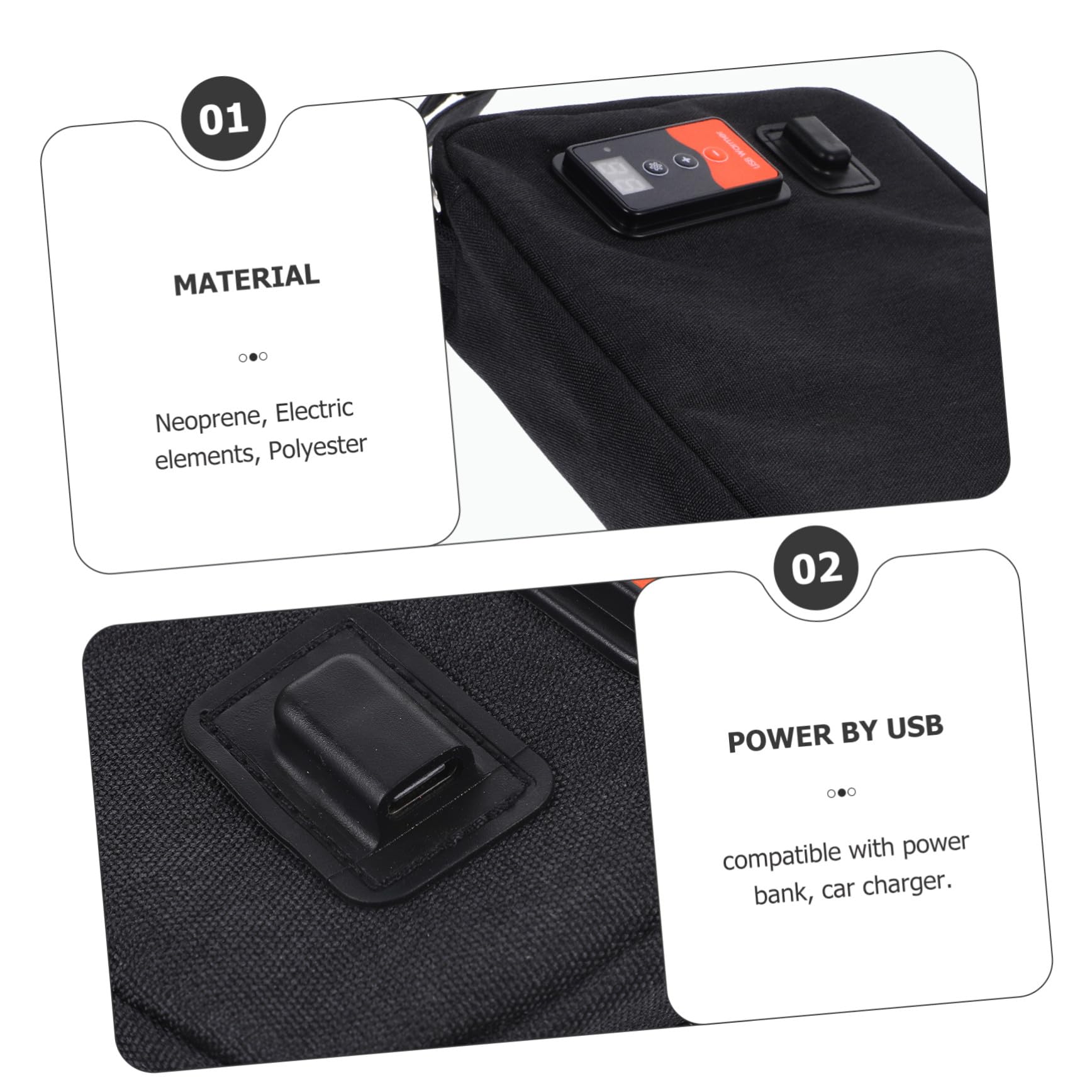 Alipis Calentador de Toallitas Húmedas y Temperatura Ajustable para Ñiño Portátil Capacidad para 80 Toallitas Carga USB Adecuado para Uso Interior y Exterior