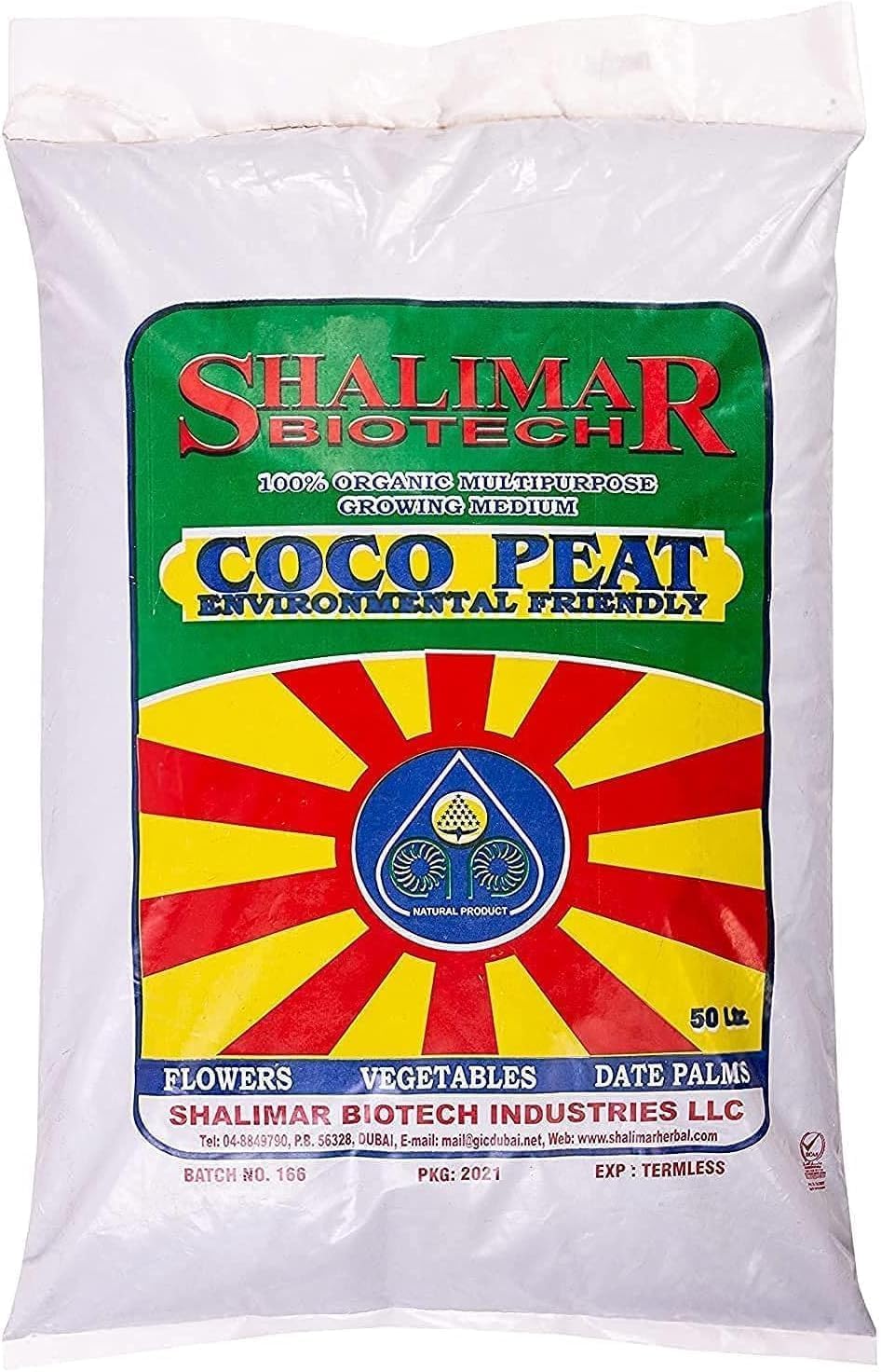 Shalimar Bio Coco Peat - 50 Ltr Growing Media Organic/farmers Odourless | Organic cocpeat 50 Ltr natural (Best organic cocpeat for all purpose of outdoor & indoor plants) 50ltr
