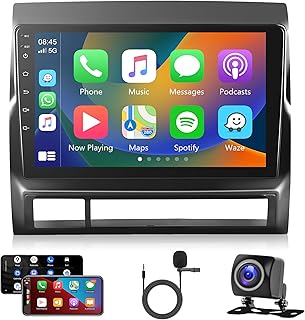 2G 32G for Toyota Tacoma 2005-2015 Android Car Stereo with Apple Carplay, Rimoody 9 Inch Touch Screen Car Radio with GPS Navigation Bluetooth FM HiFi WiFi Android Auto + AHD Backup Camera