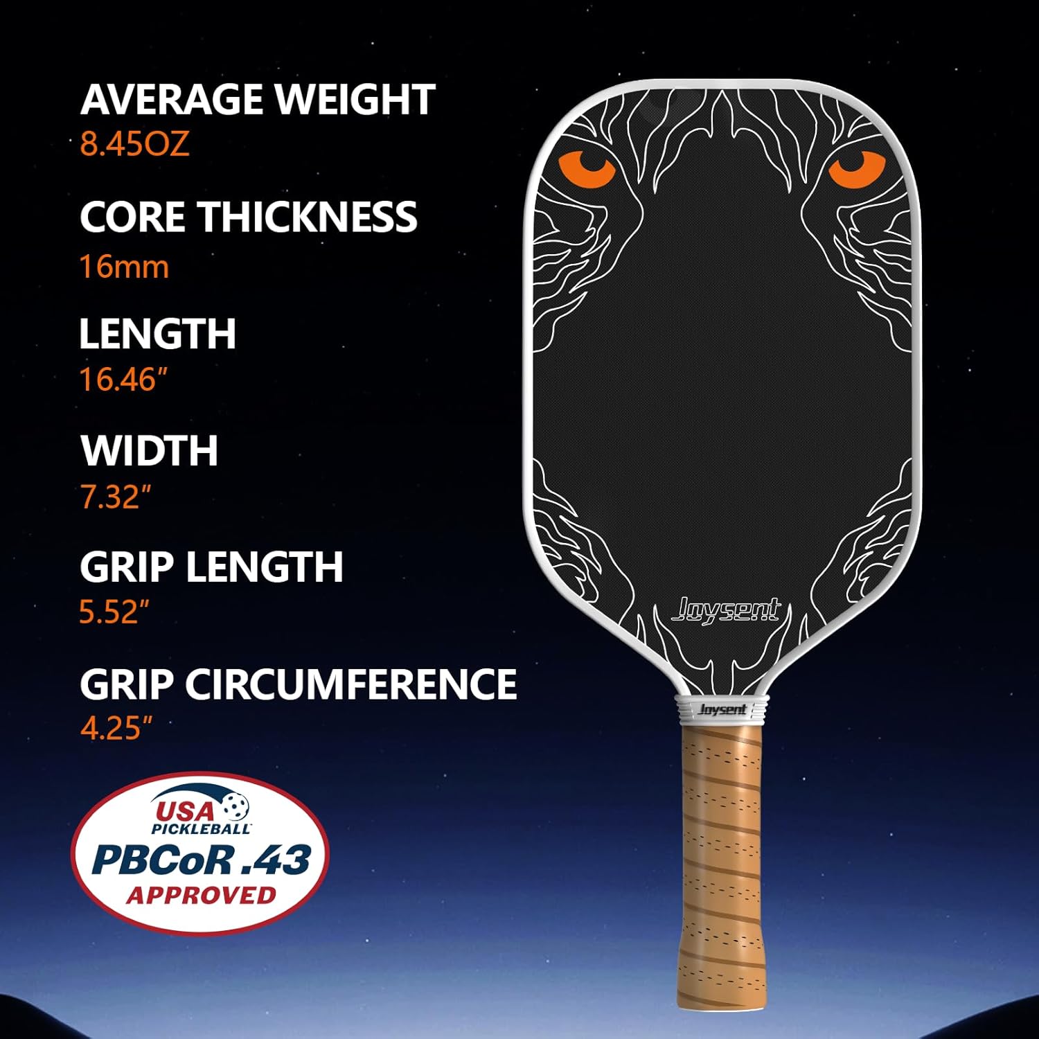 Pickleball Paddles Set, T700 Raw Carbon Fiber Pickleball Set with Pickleball Racket and Grip Tapes, Lightweight Beginner Pickleball Paddle for Adults Men Women - Image 4