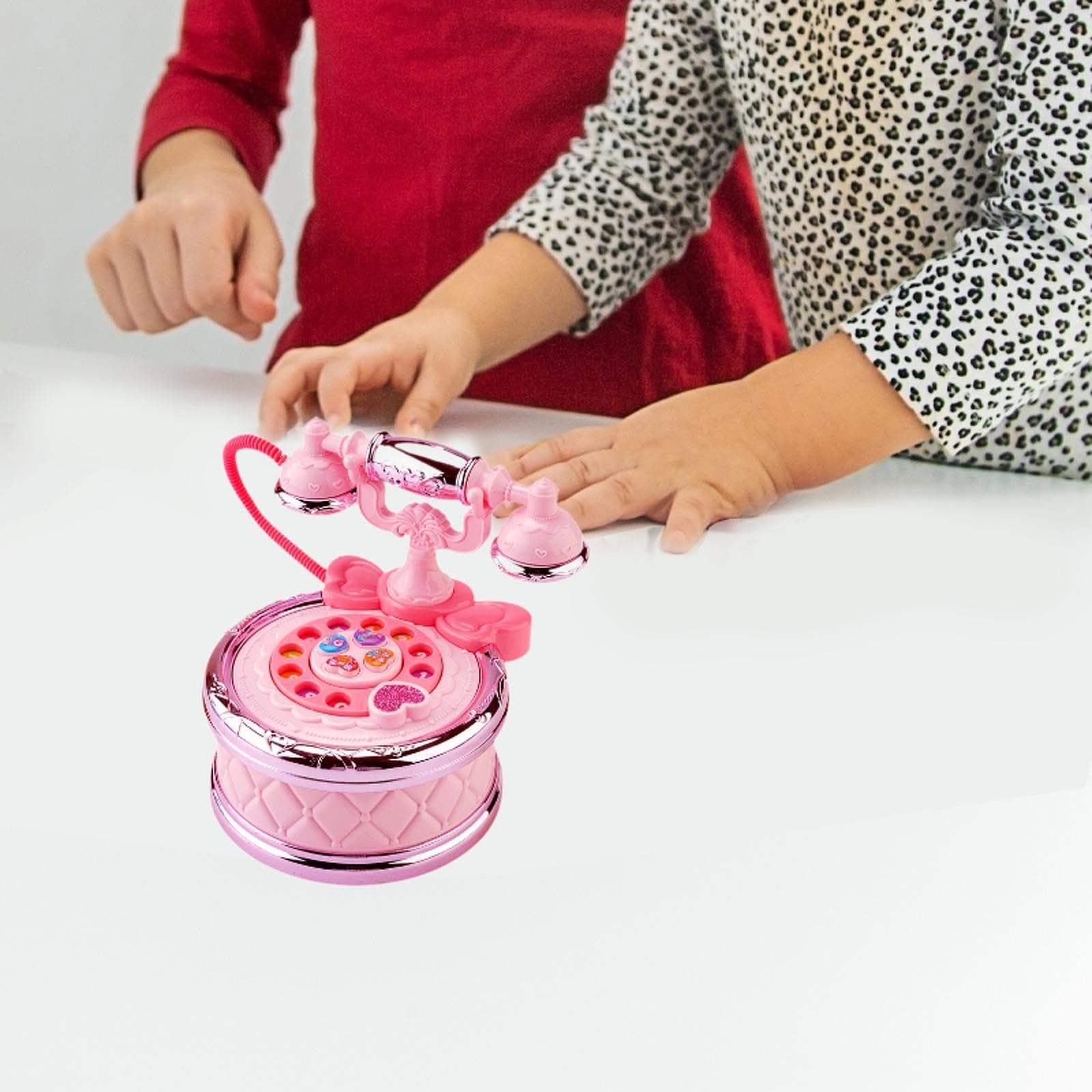 Telefono Interattivo per Bambini, Ideale per Il Gioco di Immaginazione, Rosa, Taglia unica