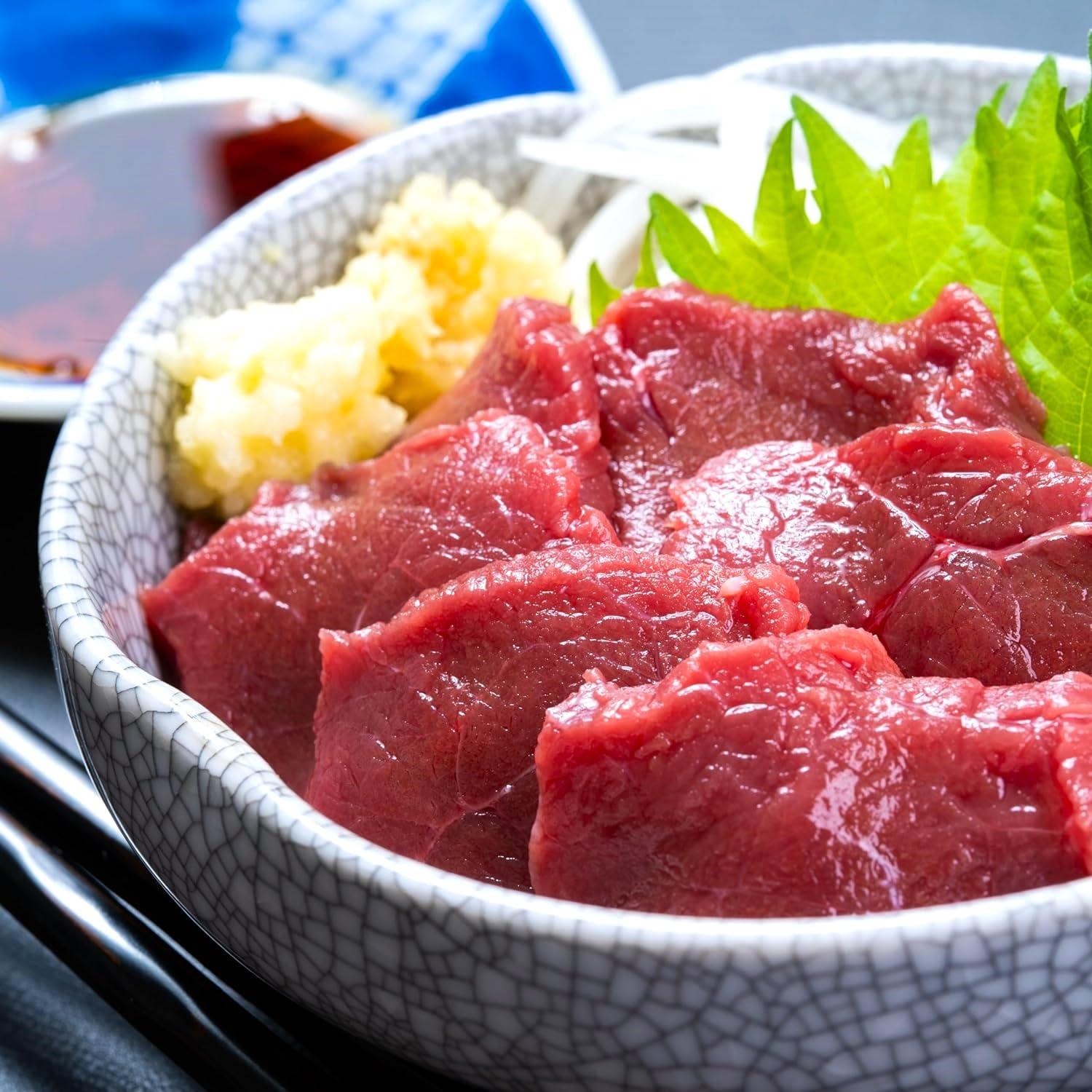 Amazon.co.jp: TheOniku 馬刺し 赤身 ブロック 200g 約100g×2パック 生