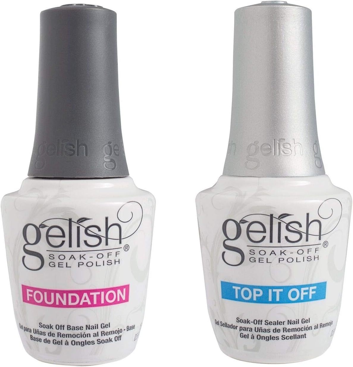 Dynamic Duo Soak Off Gel Nail Polish - Foundation Base and Top Sealer