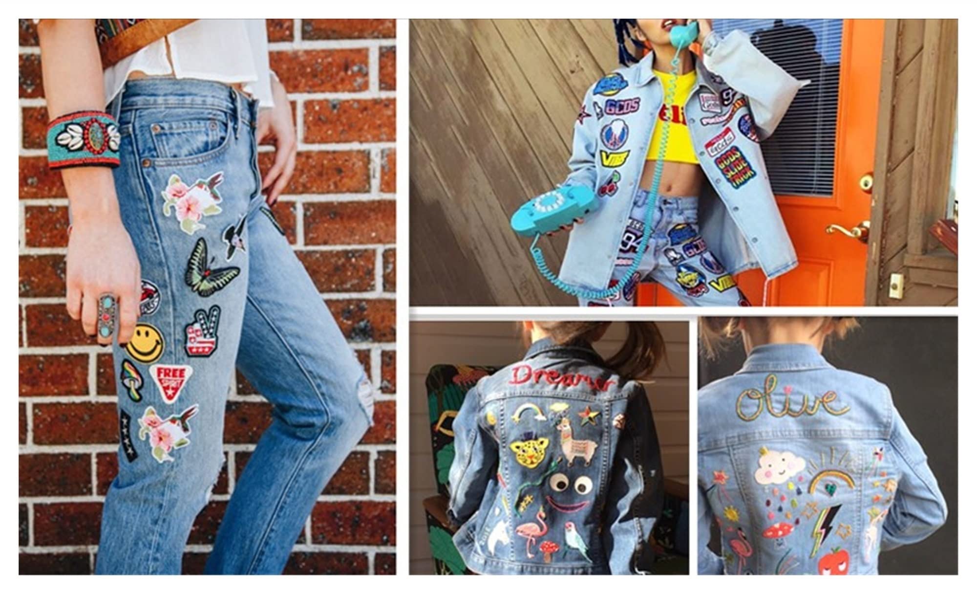 Foglia D'acero Ricamato Toppe E Stemmi Per Abbigliamento Ferro - Foto 9