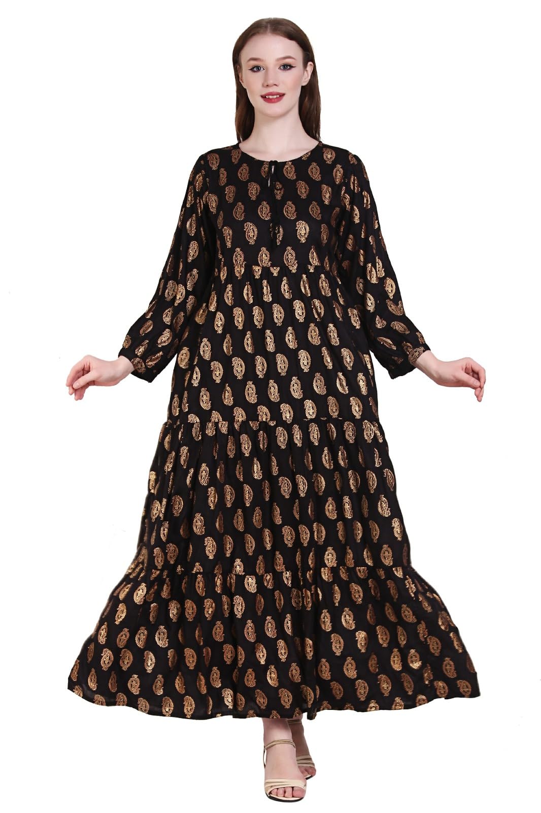 C & SNew Women Indian Tunic Tops Long Dresses Anarkali kurtis for women party wear 100% Rayon Evening Dress UK