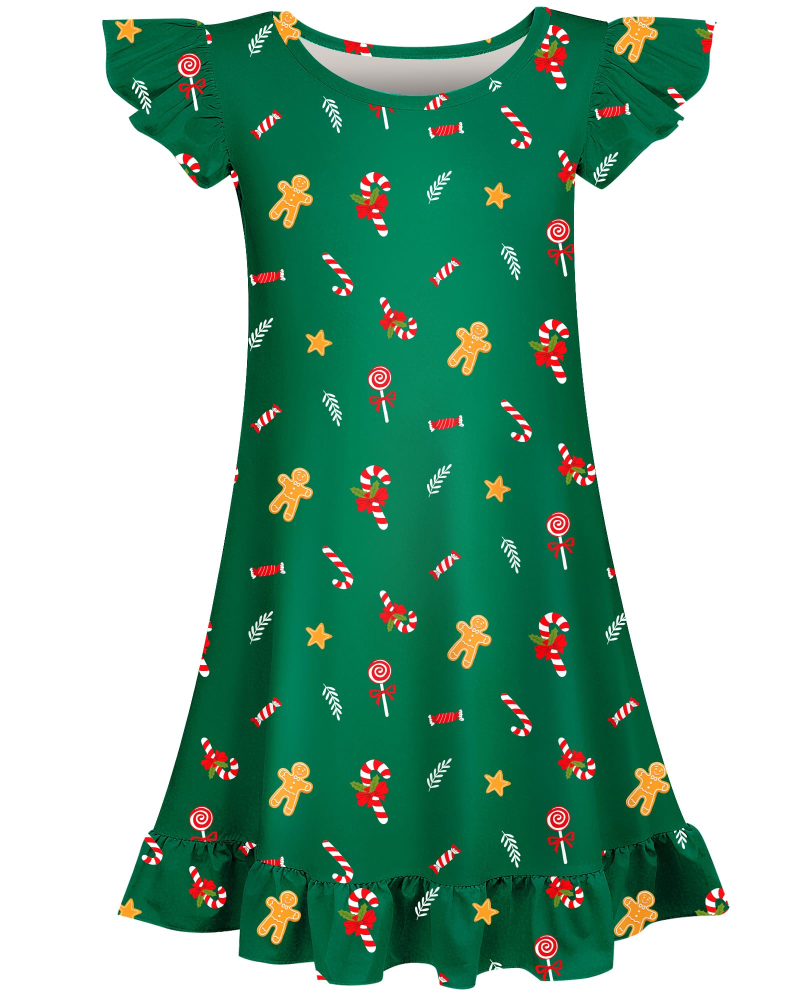 Fiodrimy Girls Nightgowns Unicorn Sleepwear Night Sleep Dress Pajamas Little Kids Toddler Soft Nightgown