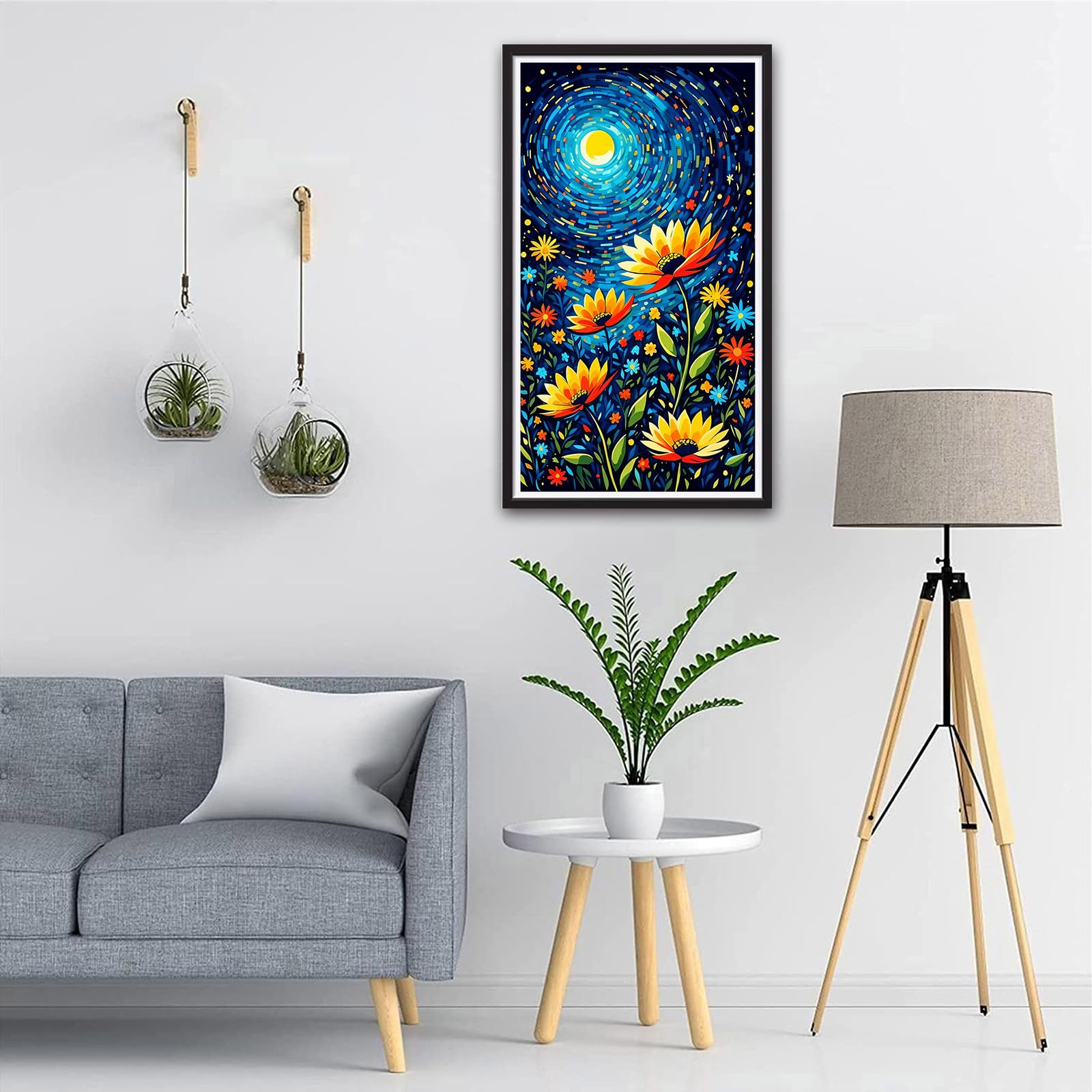Pintura Por Números De Buda – Lienzo Grande De 40x70 Cm Sin Marco, Kit Completo Con Pinceles Y Acrílicos