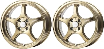 5ZIGEN FN01R-C STV ALUMINUM WHEEL 16"*6.0J +45 PCD100-4 HOLES BRONZE CLEAR STV6604540BC x2