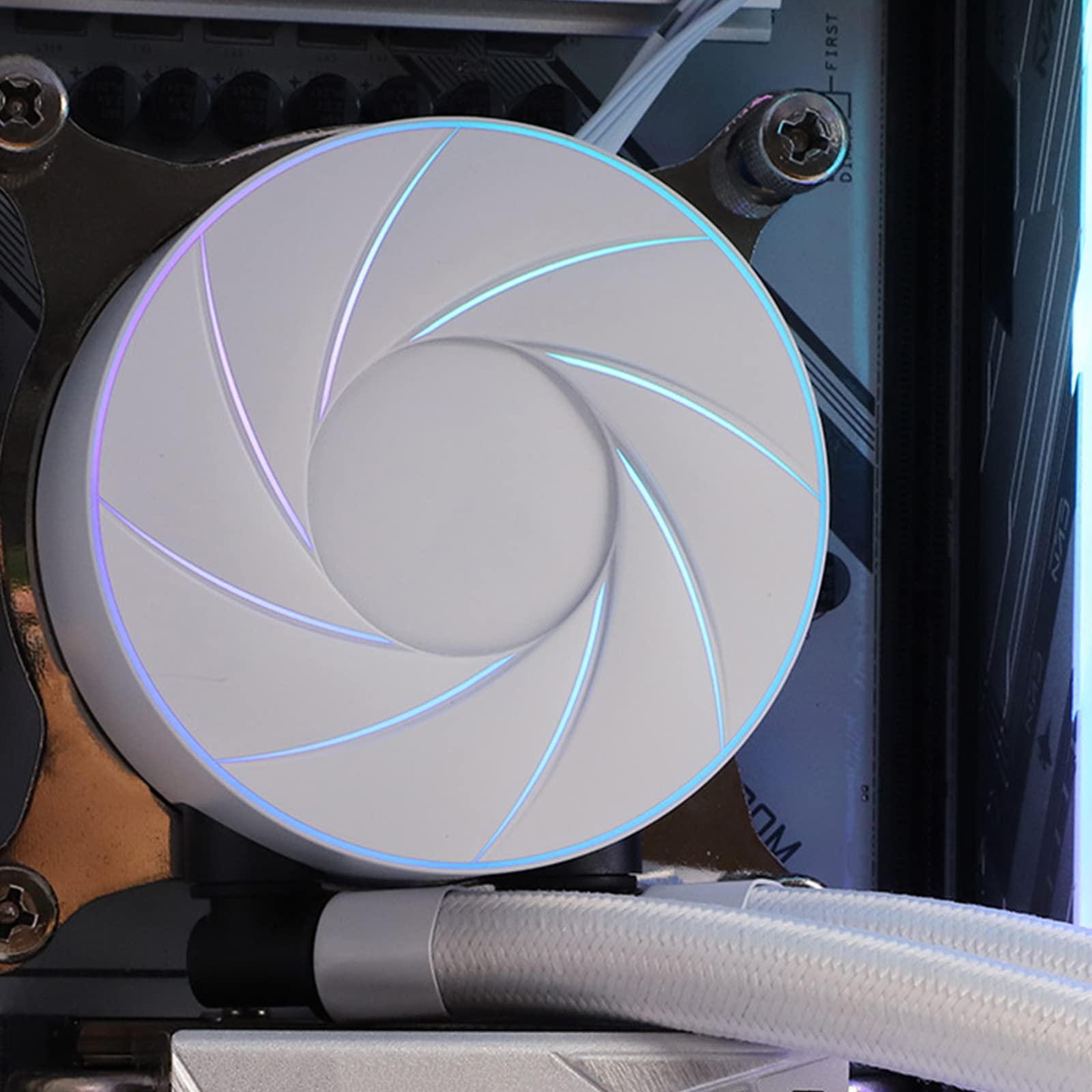 Performance HR-10 2280 - Ventilador disipador de calor para disco duro M2 SSD, disipador de calor, acabado fino, ventilador frío de 30 mm, radiadores SSD M2