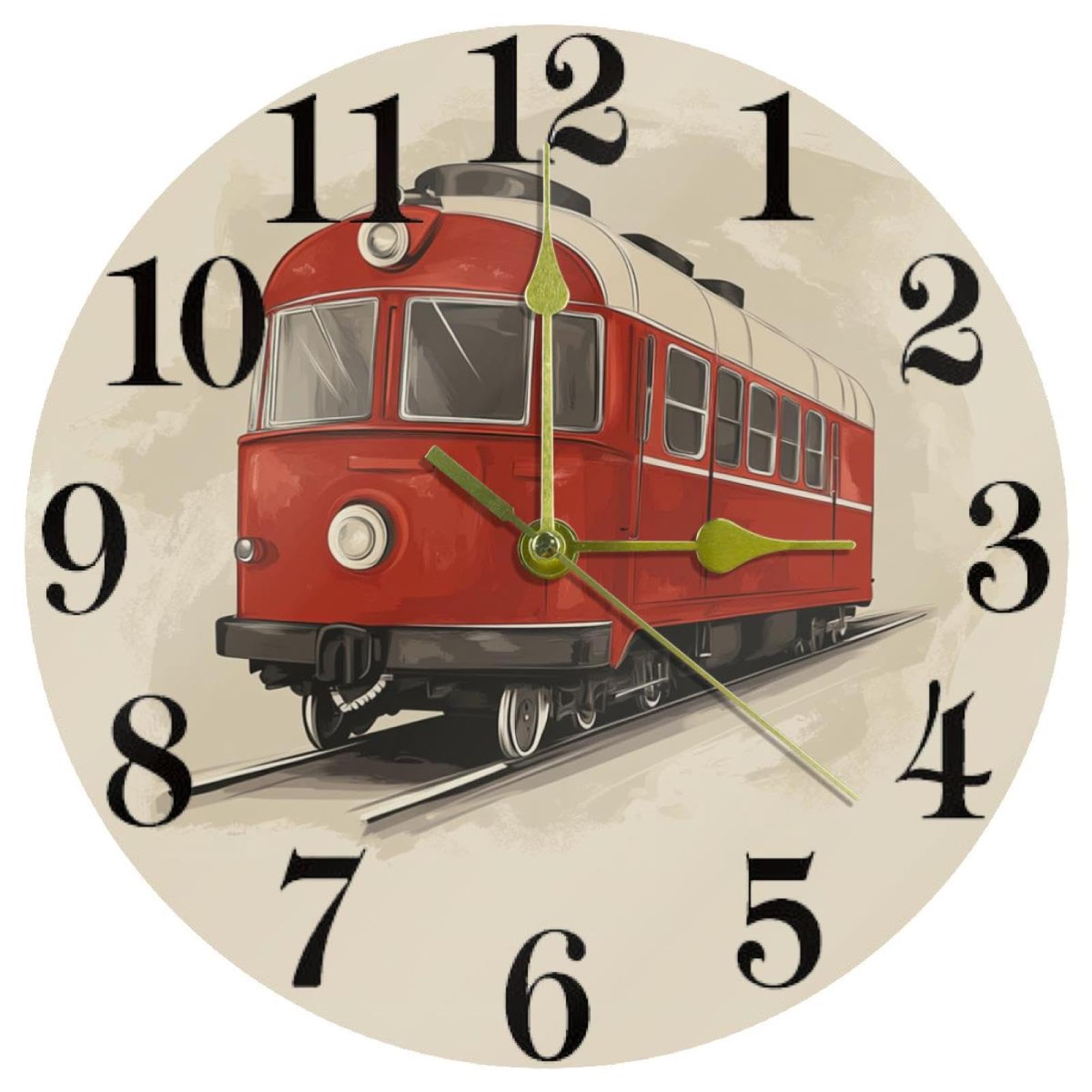 Horloge murale voiture contre le bruit tic-tac montre quartz calme