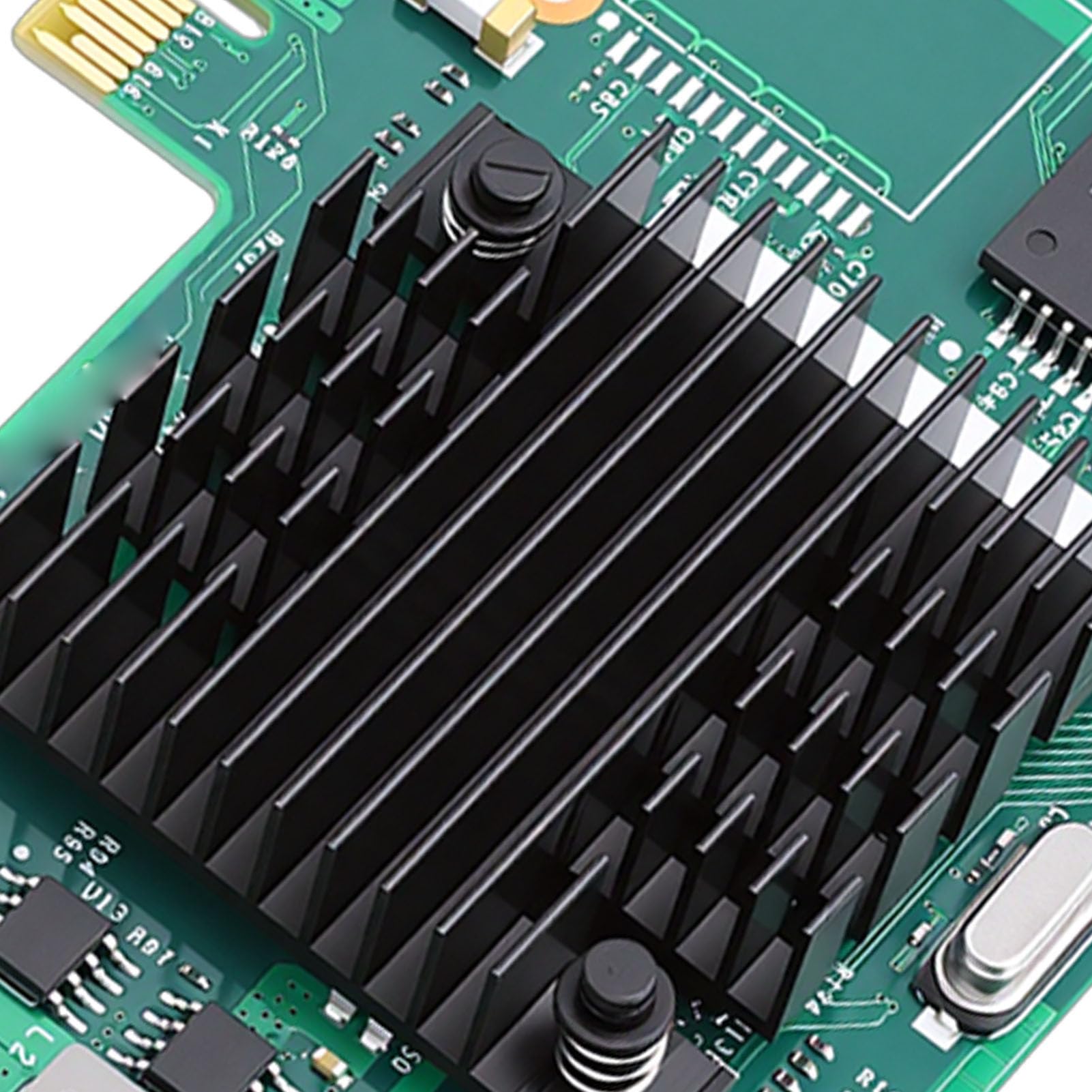 Garsent Dwuportowa Karta Sieciowa Gigabit PCIe, Adapter Ethernet PCI Express 2.1 X1 z Chipsetem 350AM4, do Przemysłowych urządzeń Wizyjnych do Komputerów Stacjonarnych