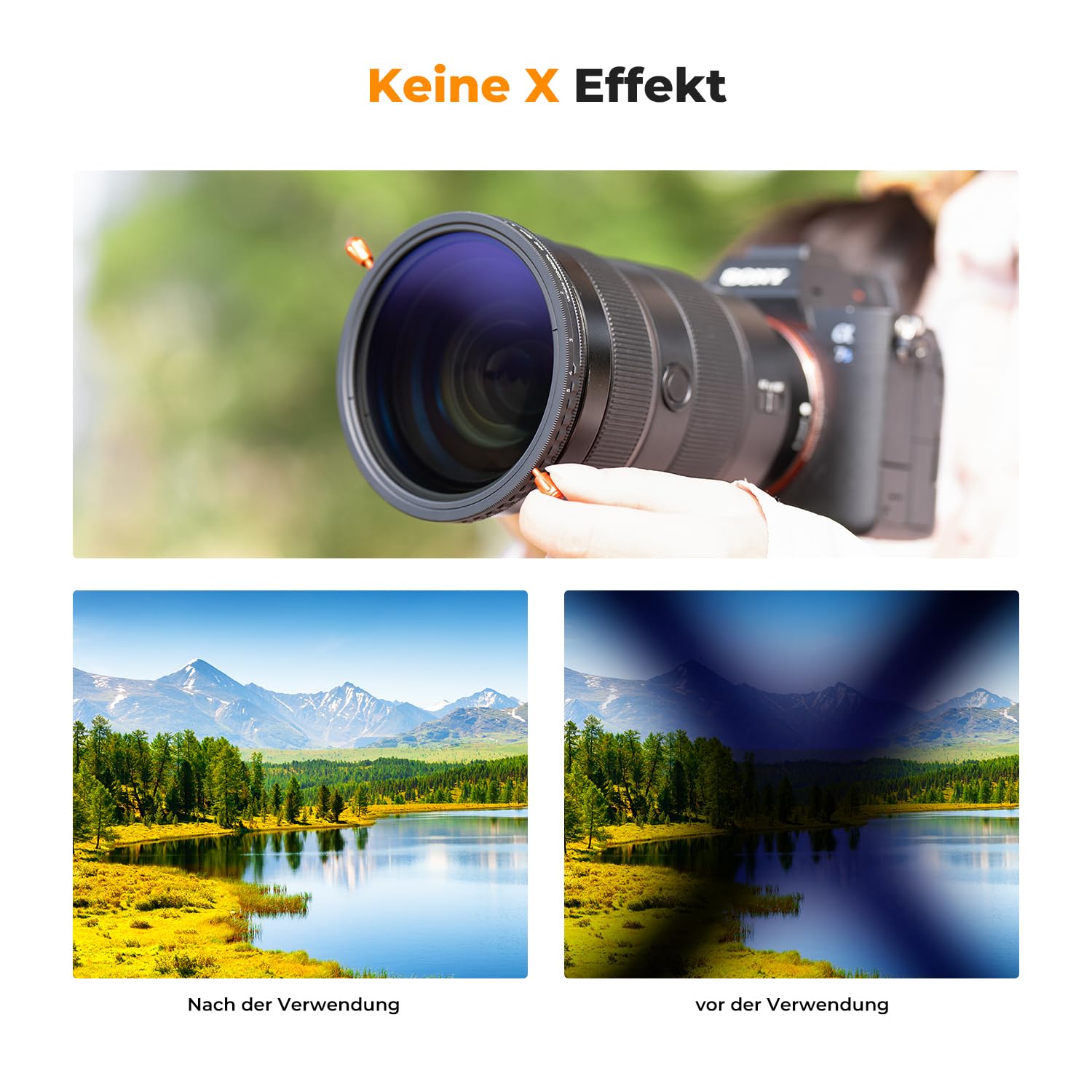 K&F CONCEPT Nano-K Serie ND Filter 72mm CPL&ND2-ND32 2 in 1 multifunktionaler Graufilter und CPL Filter Polfilter