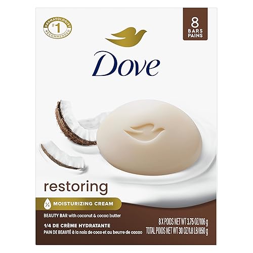 Dove BARRA DE CREMA DE BELLEZA DE LECHE DE COCO PURELY MAMPERING - 100G