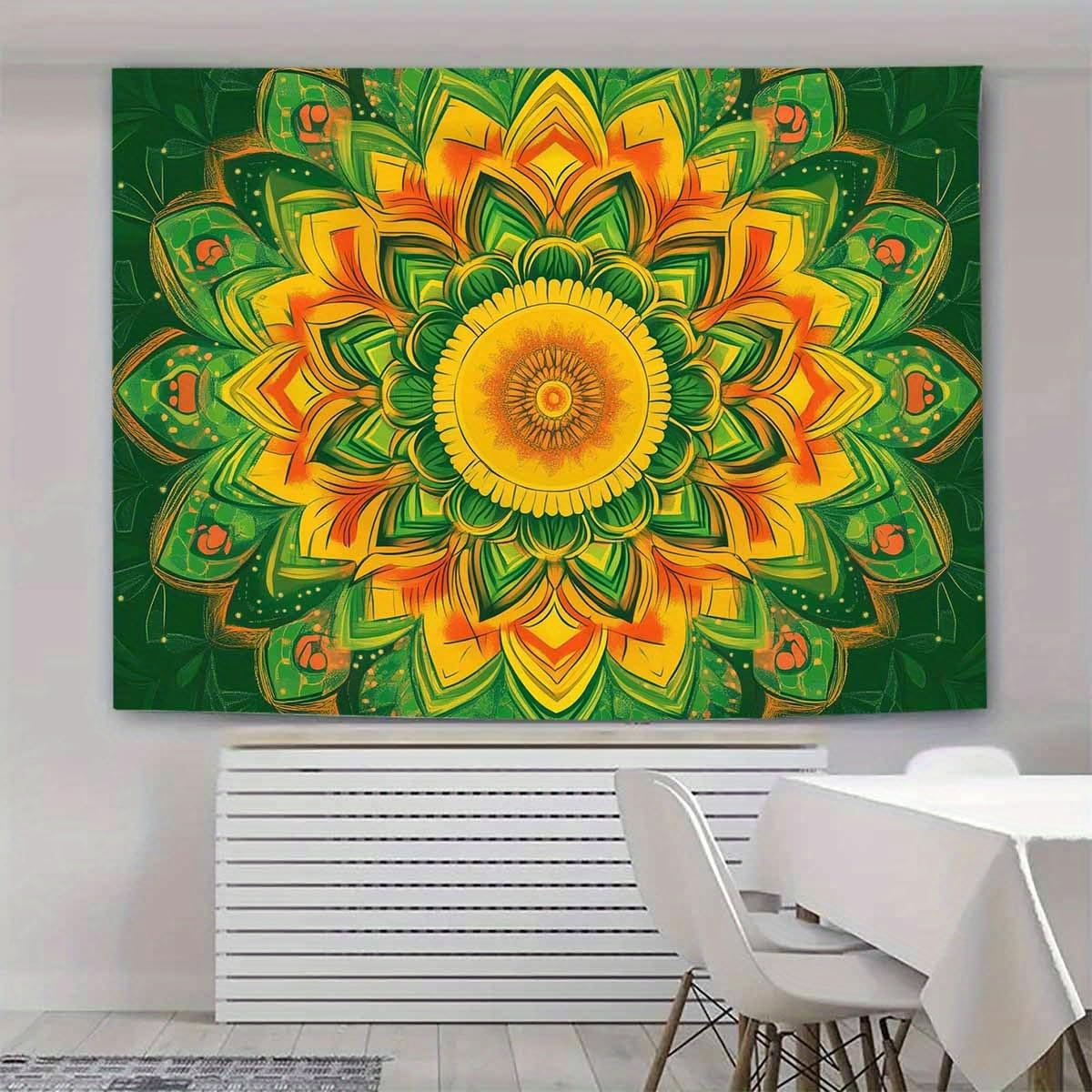 GLWDMH 200 x 150 cm mandala gobelin ścienny do powieszenia na ścianie, bohema dekoracja tło, do sypialni, biura, akademika, dekoracja na imprezę