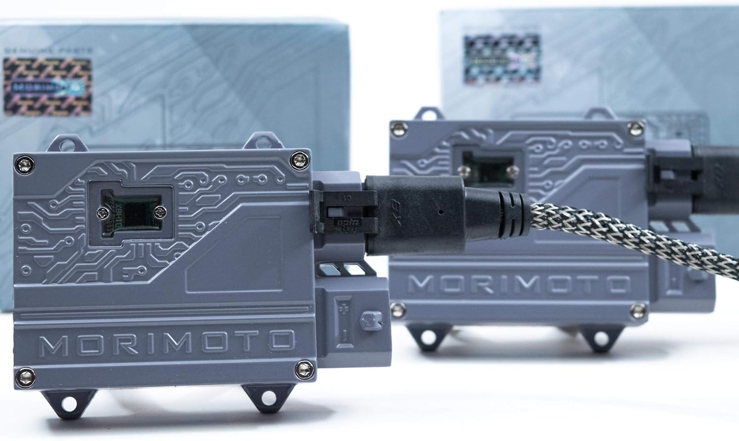 Morimoto HID Kit, 9006 Elite System with 50w Ballasts and 5000k “Pure White” Bulbs & Relay Harness, Flicker & Error Free, Universal Plug and Play Kit, Forward Lighting (2x BL21 1x MM.N.042 1x H10)