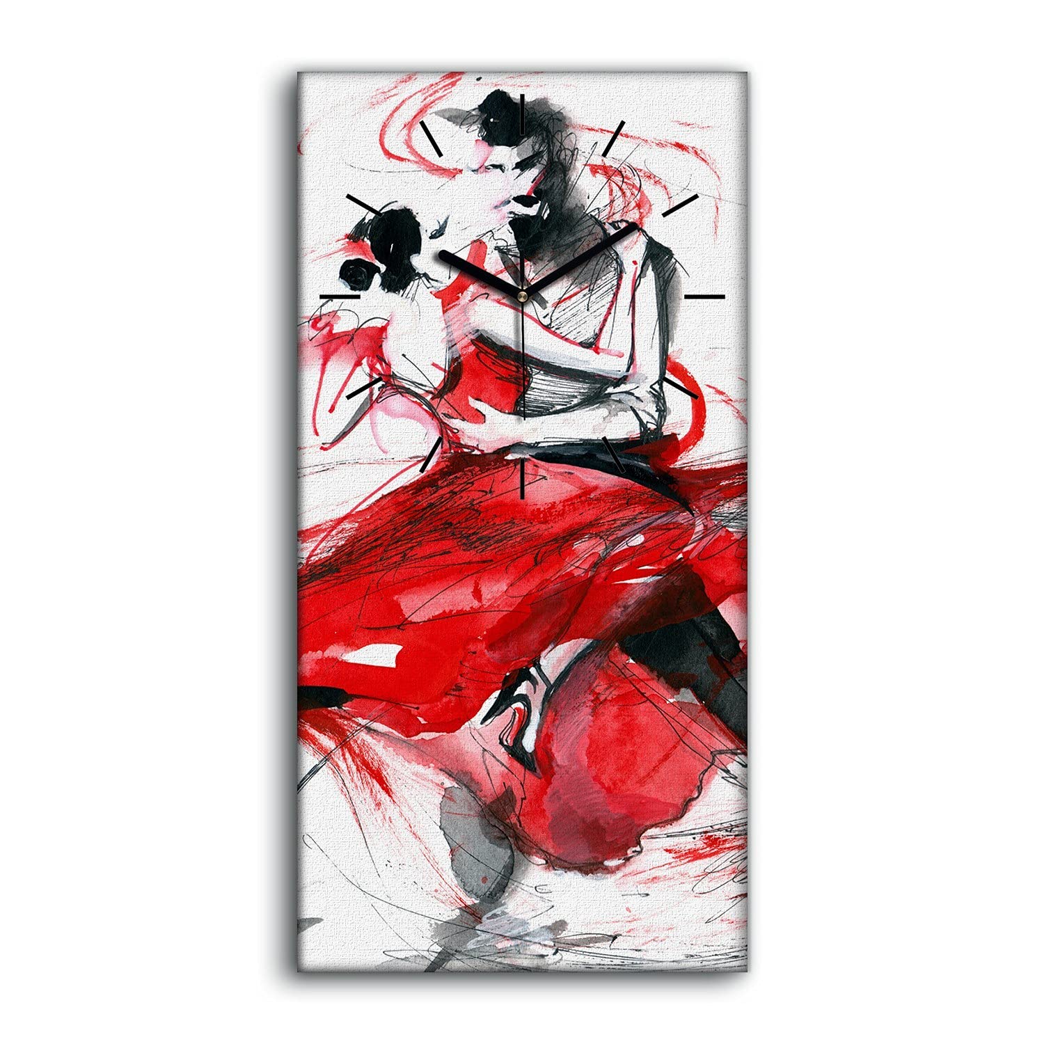 Horloge sur Toile sans Tic-Tac pour Retrouver le Sommeil de la Chambre