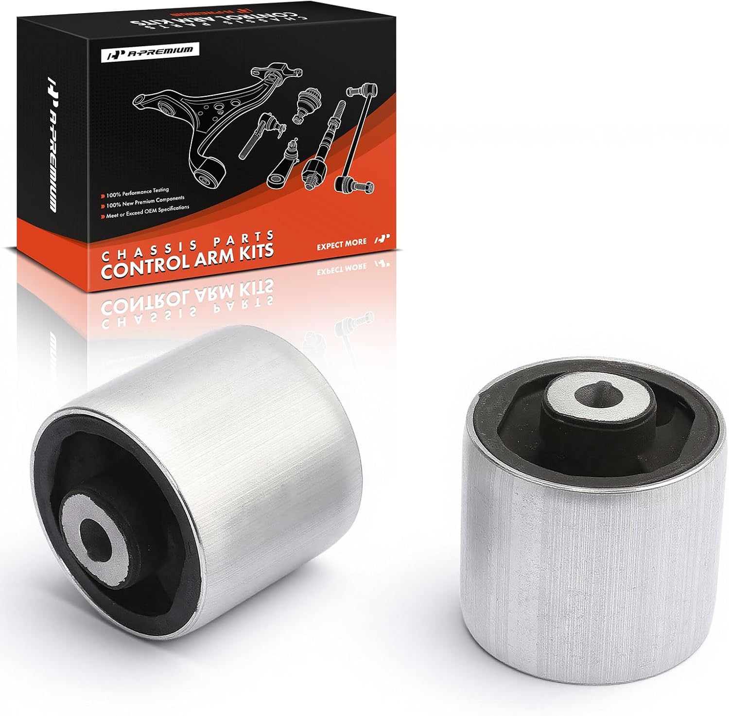 A-Premium 2-Pack Front Lower Control Arm Bushing Kits, Compatible with Audi A4 2010-2020, A4 allroad 2017-2024, Q5 2012-2018, A5 Quattro 2010-2020, RS5 2013-2015, S4 2010-2016, S5, S5 Sportback, SQ5