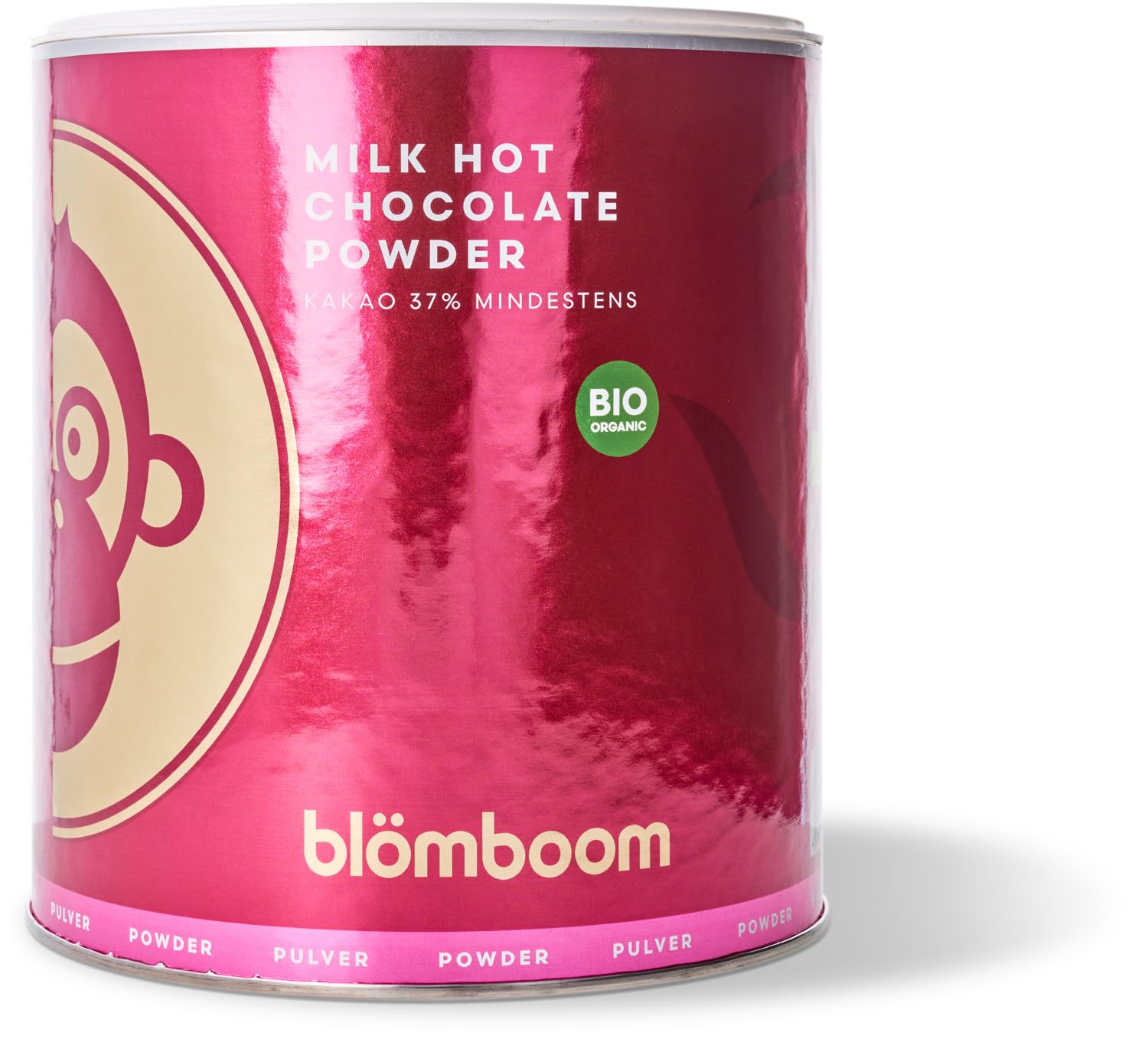 Blömboom Bio Trinkschokolade Milk Chocolate mit mind. 37% (2kg Dose, Milk Chocoalte Powder)