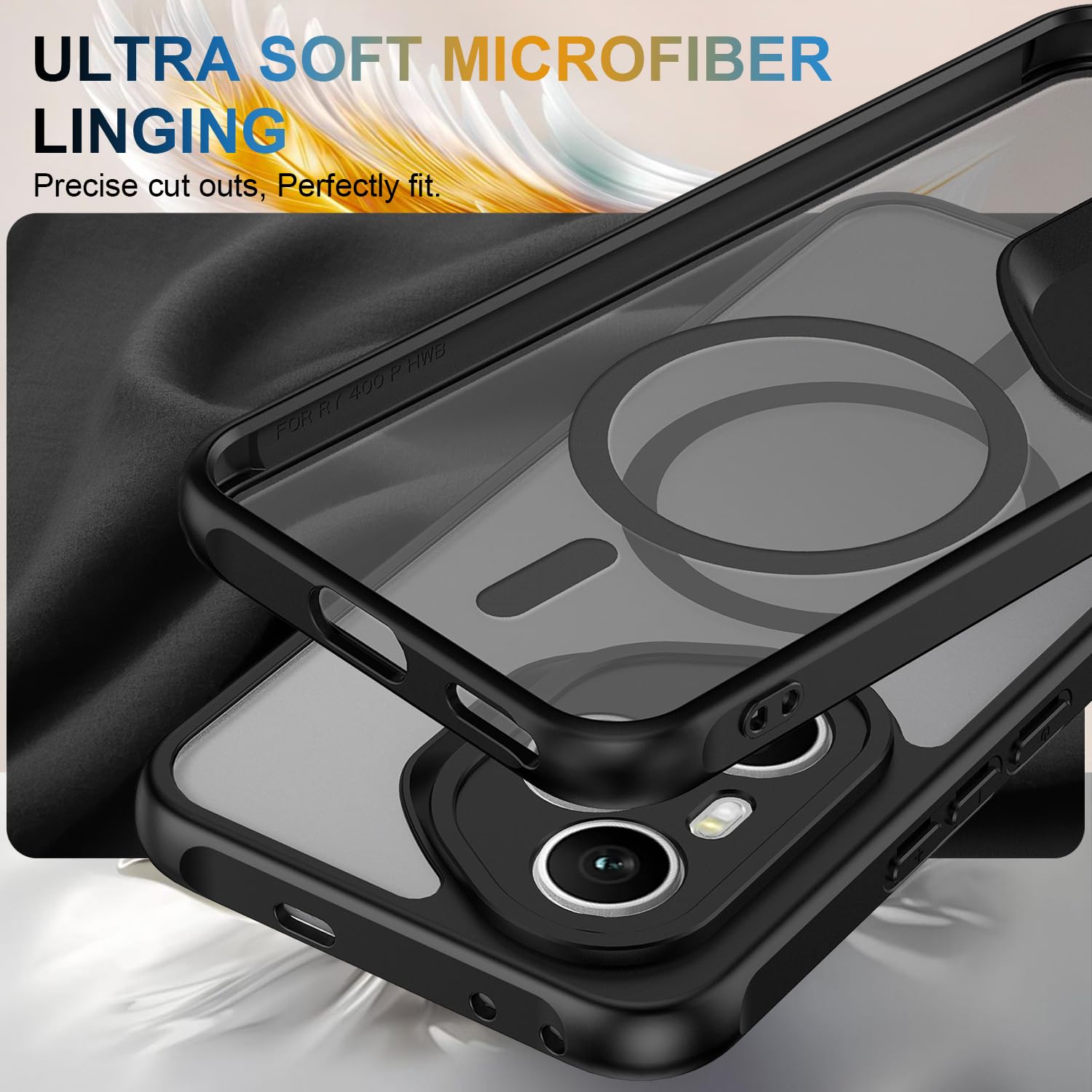 Custodia in TPU Imak UX-5 per Honor 400 Pro - Trasparente