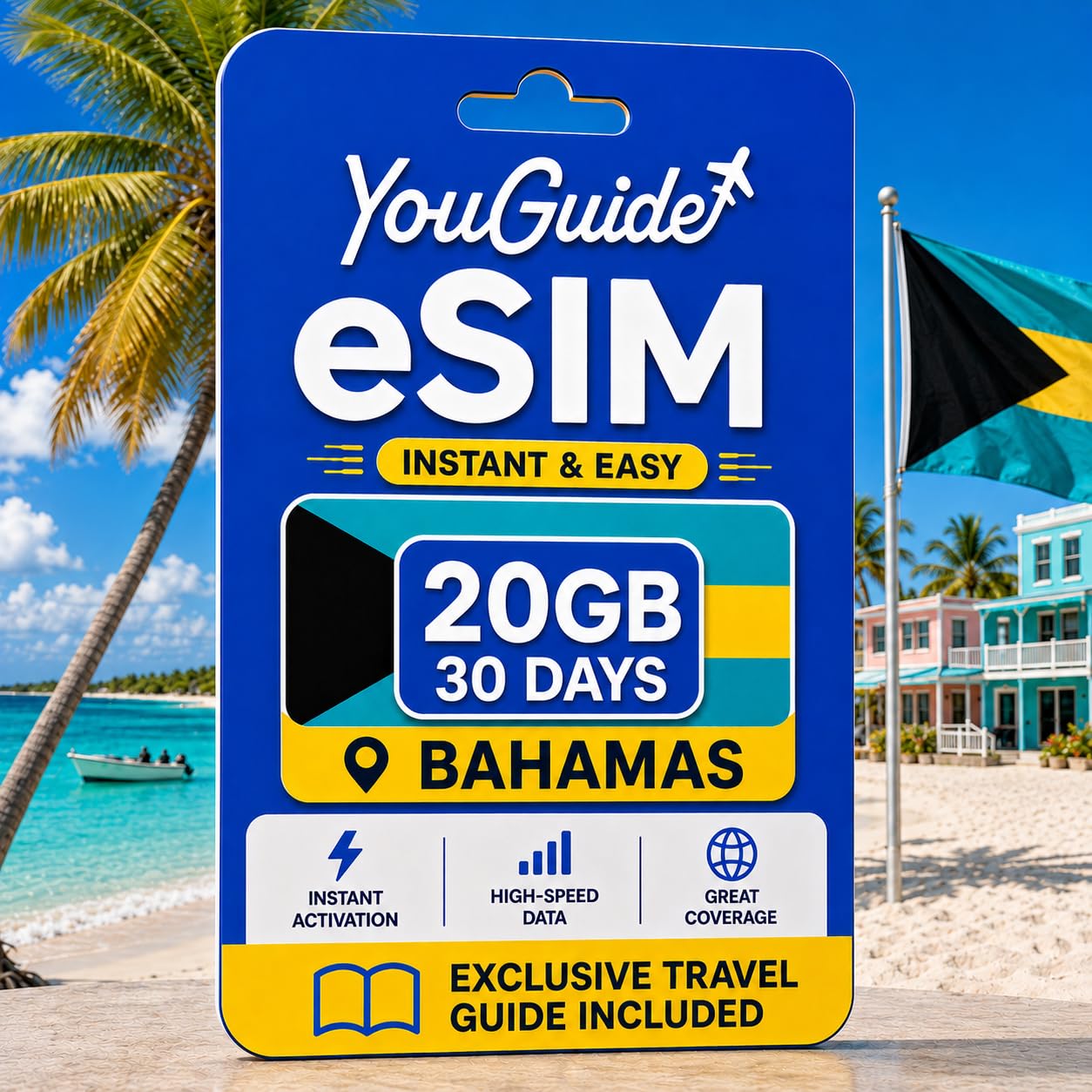 Bahamas eSIM 20GB 30Days