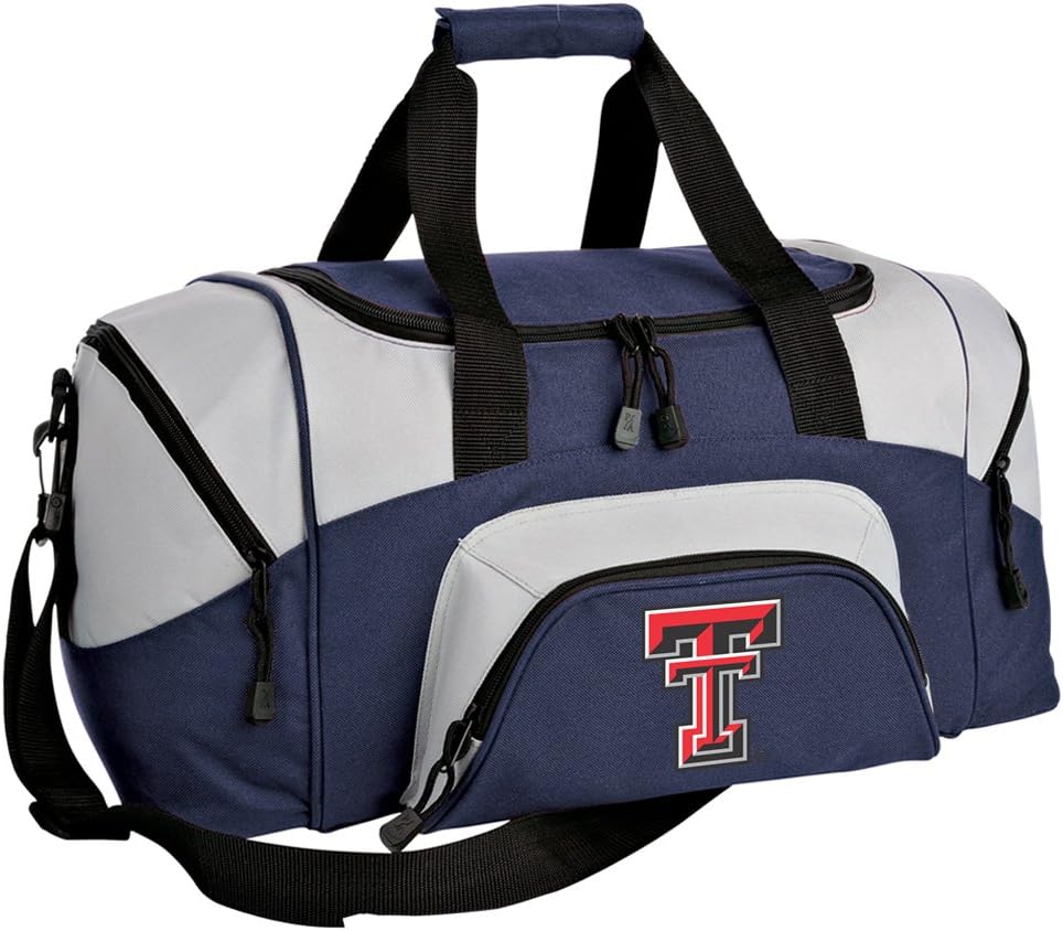 SMALL Texas Tech Gym Bag Deluxe Texas Tech Red Raiders Travel Carryon Duffel Bag