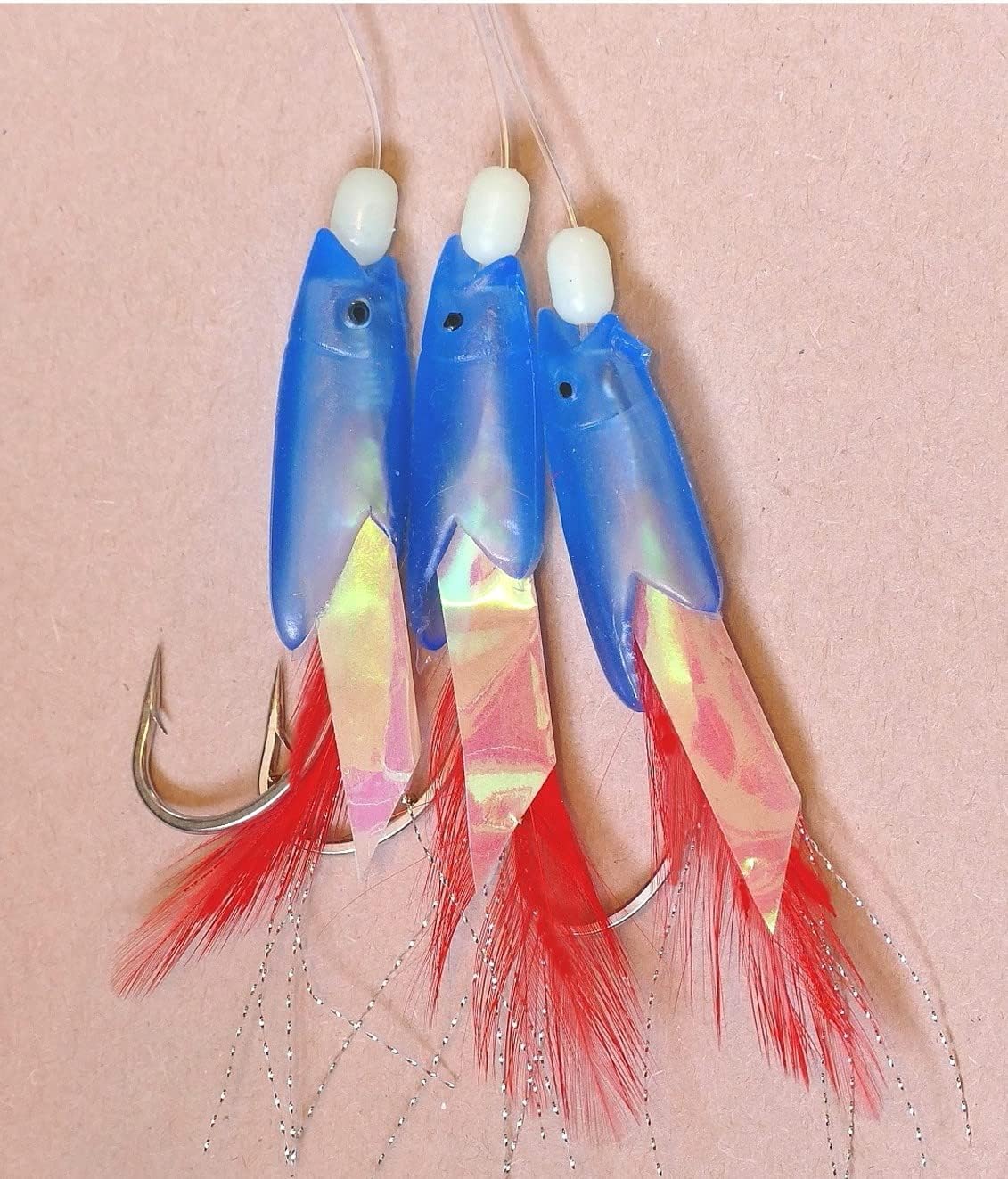 SEA FISHING RIG KOIKE TACKLE LARGE BLUE HOKKAI RIGS SIZE 6/0 HOOKS COD