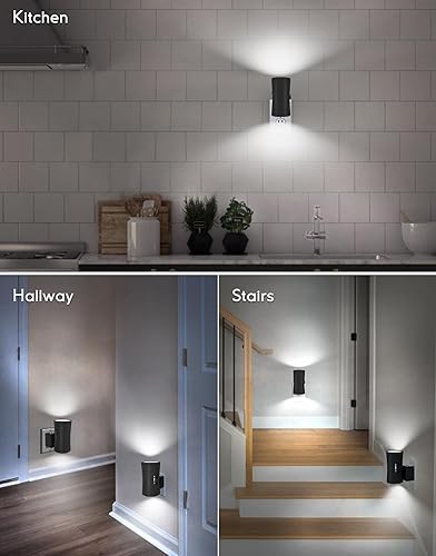 Miniatura 6 de Luces nocturnas enchufables a la pared, luz nocturna giratoria de 360 con sensor de luz, interruptor de luz de 3000 K5000 K, brillo ajustable de 0 a