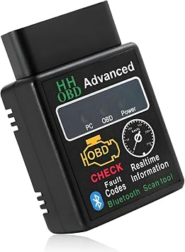 Bluetooth OBD2 Scanner for Car, Wireless Check Engine Light Code Reader Diagnostic Scan Tool with Exclusive App, Professional OBD II Scanner Read and Clear Error Codes