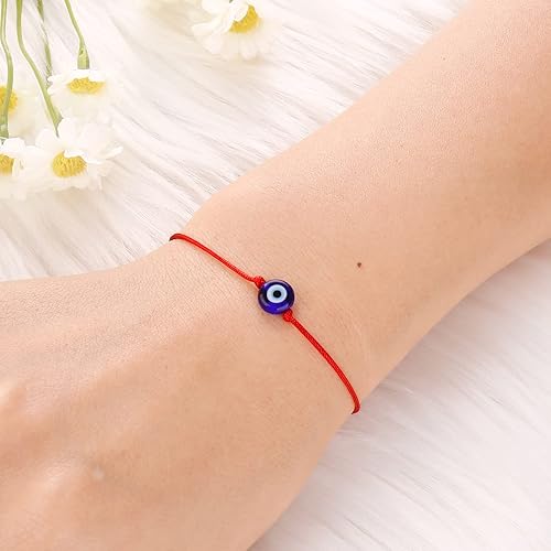 Miniatura 3 de 4 pulseras ajustables contra el mal de ojo, hechas a mano, joyería contra el mal de ojo, pulsera de protección contra el mal de ojo para mujer