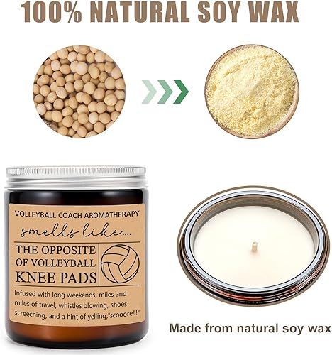 Miniatura 3 de Vela de entrenador de voleibol, regalo de fin de temporada para entrenador