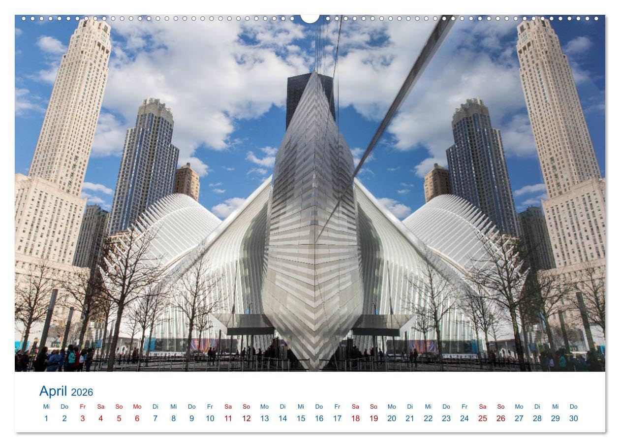 Die New Yorker City (hochwertiger Premium Wandkalender 2026 DIN A2 quer), Kunstdruck in Hochglanz: Aktuelle New York Bilder