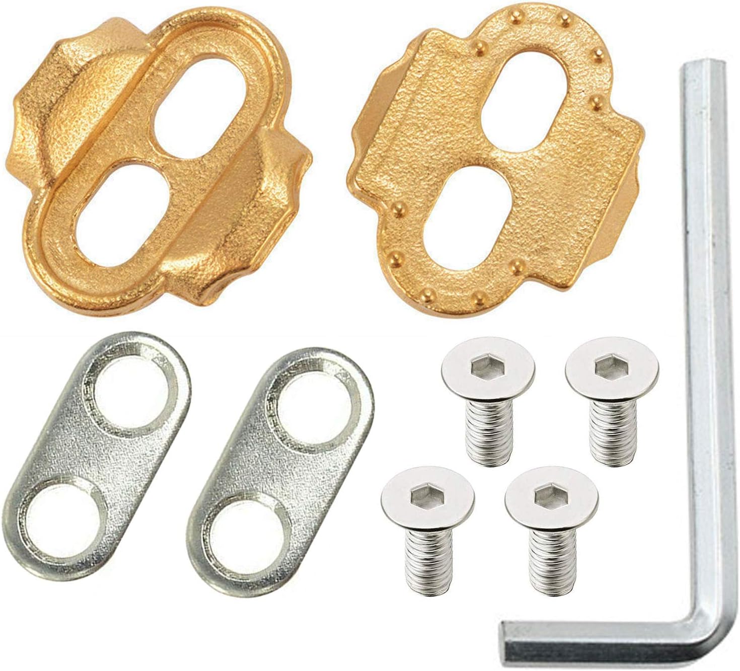 kingsea Bike Cleats Locking Cycling Pedals Cleats for