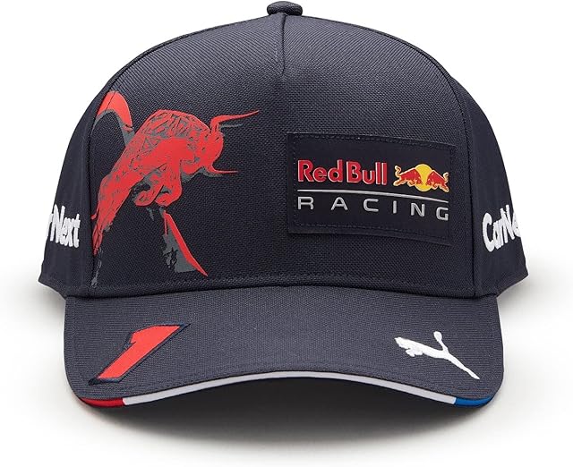 Red Bull Racing - Official Formula 1 Merchandise - Max Verstappen 2022 Team Cap - Unisex - Navy - One size